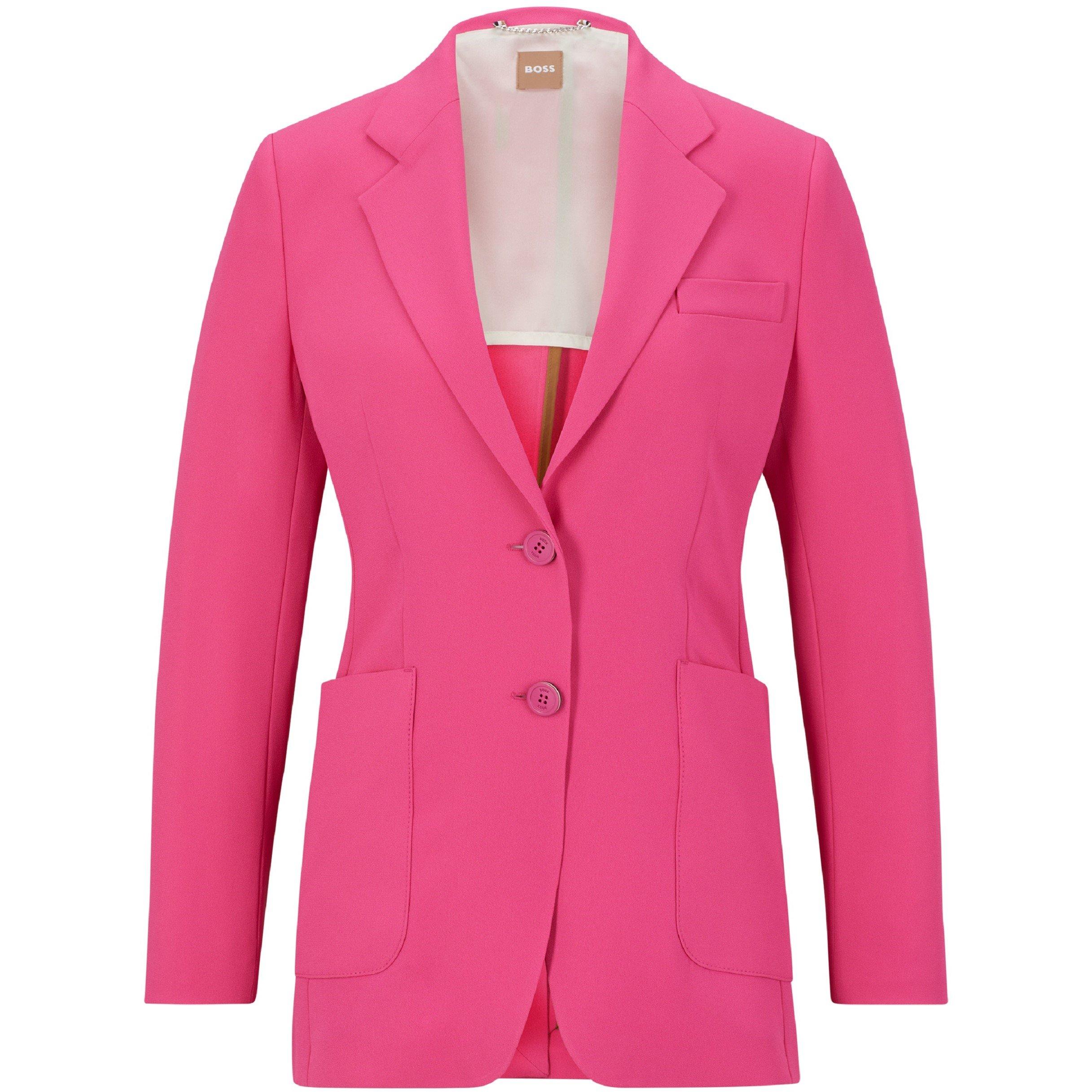 Boss Women's Japito Tailored Blazer - Medium Pink - 4 (XXS)