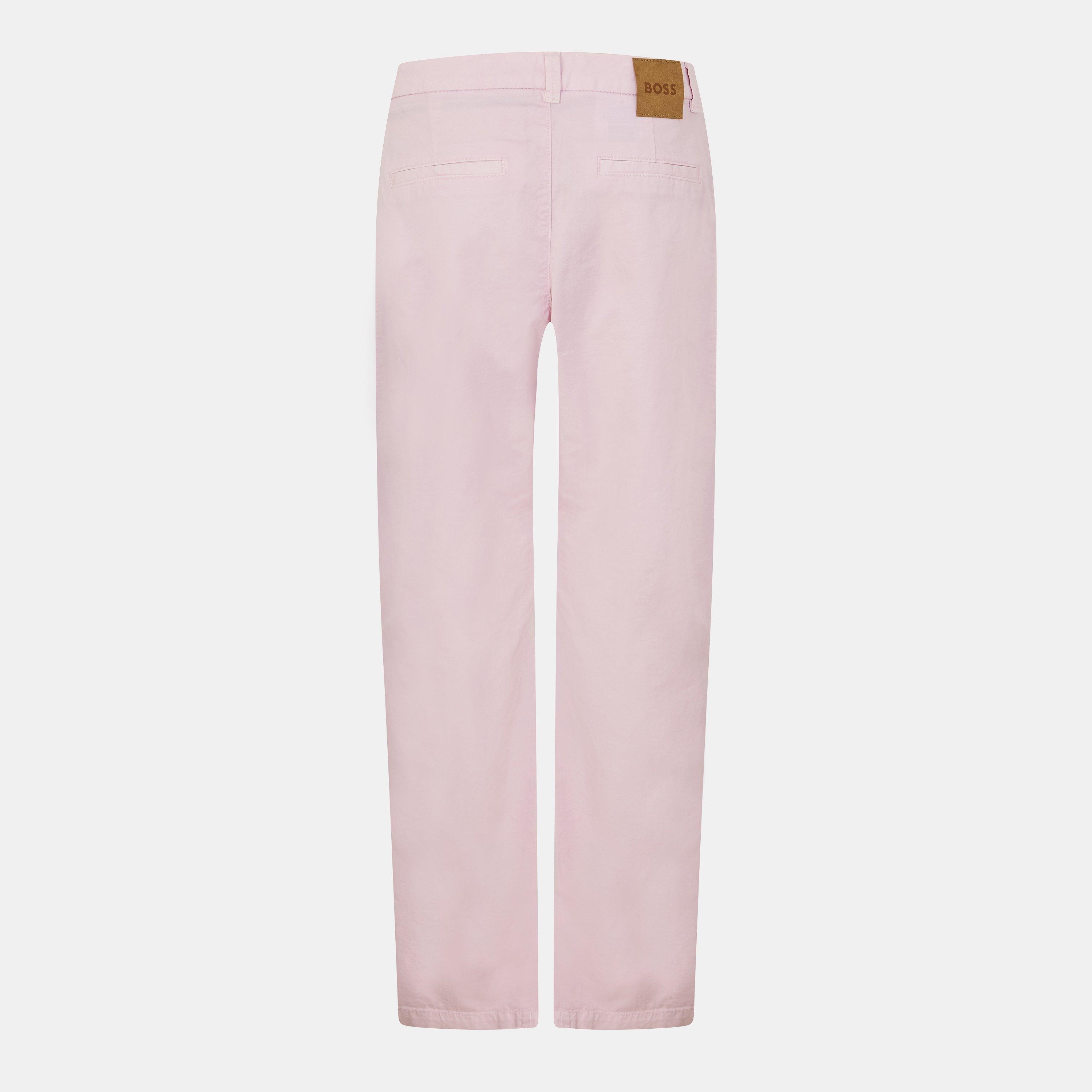 Pastel Pink - Boss - Women's Tachini2 Chino Trousers, Chino Style - 2
