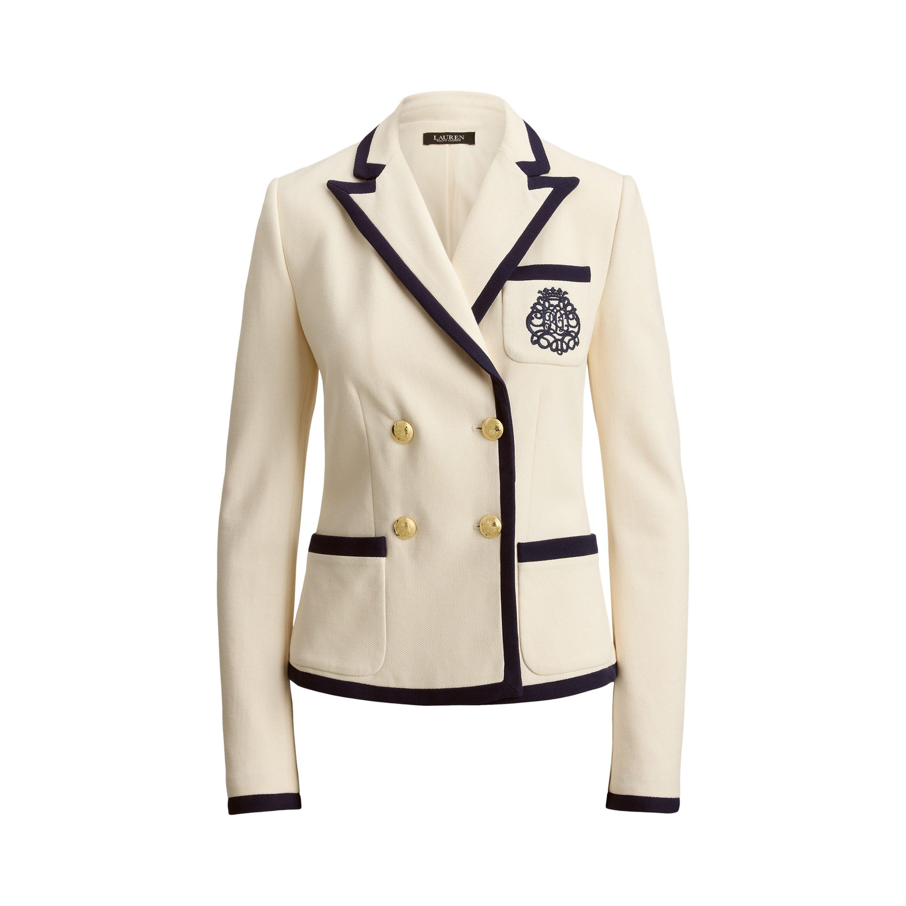 Lauren By Ralph Lauren Women's Masc Navy Blazer - 14 (L)