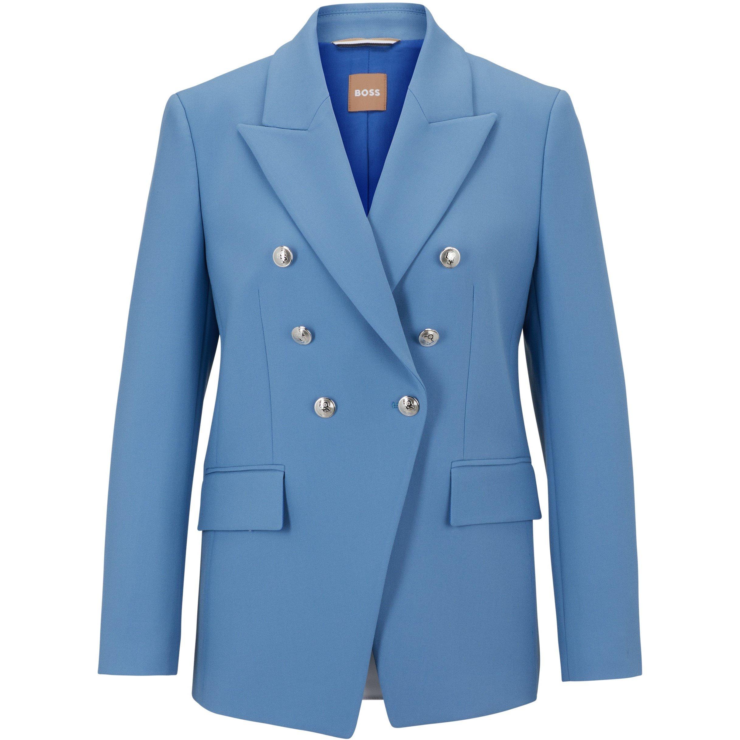 Boss Women's Jelary Blazer - Open Blue - 4 (XXS)