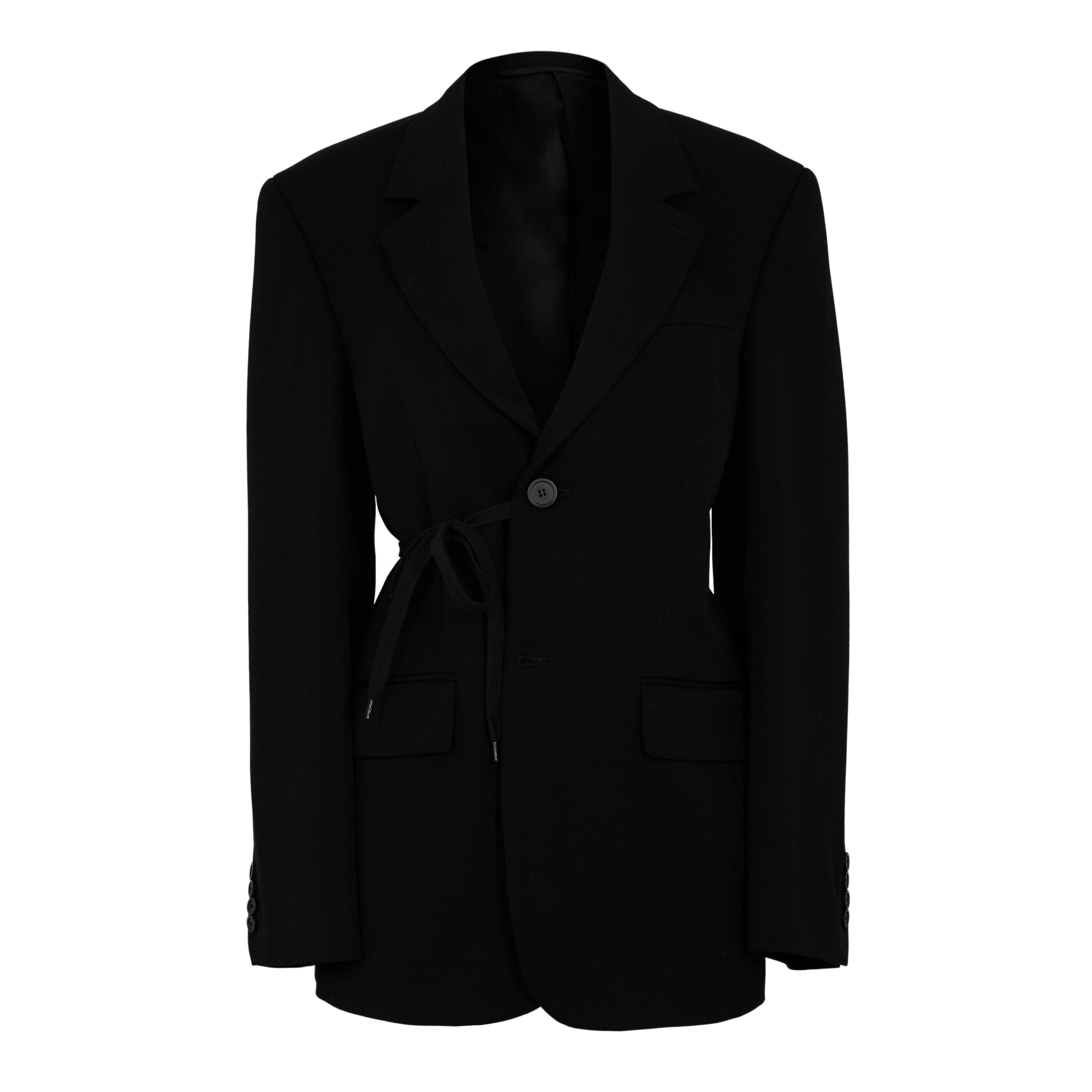 Balenciaga Women's Bal Wrap Blazer - Black - 10 (S)