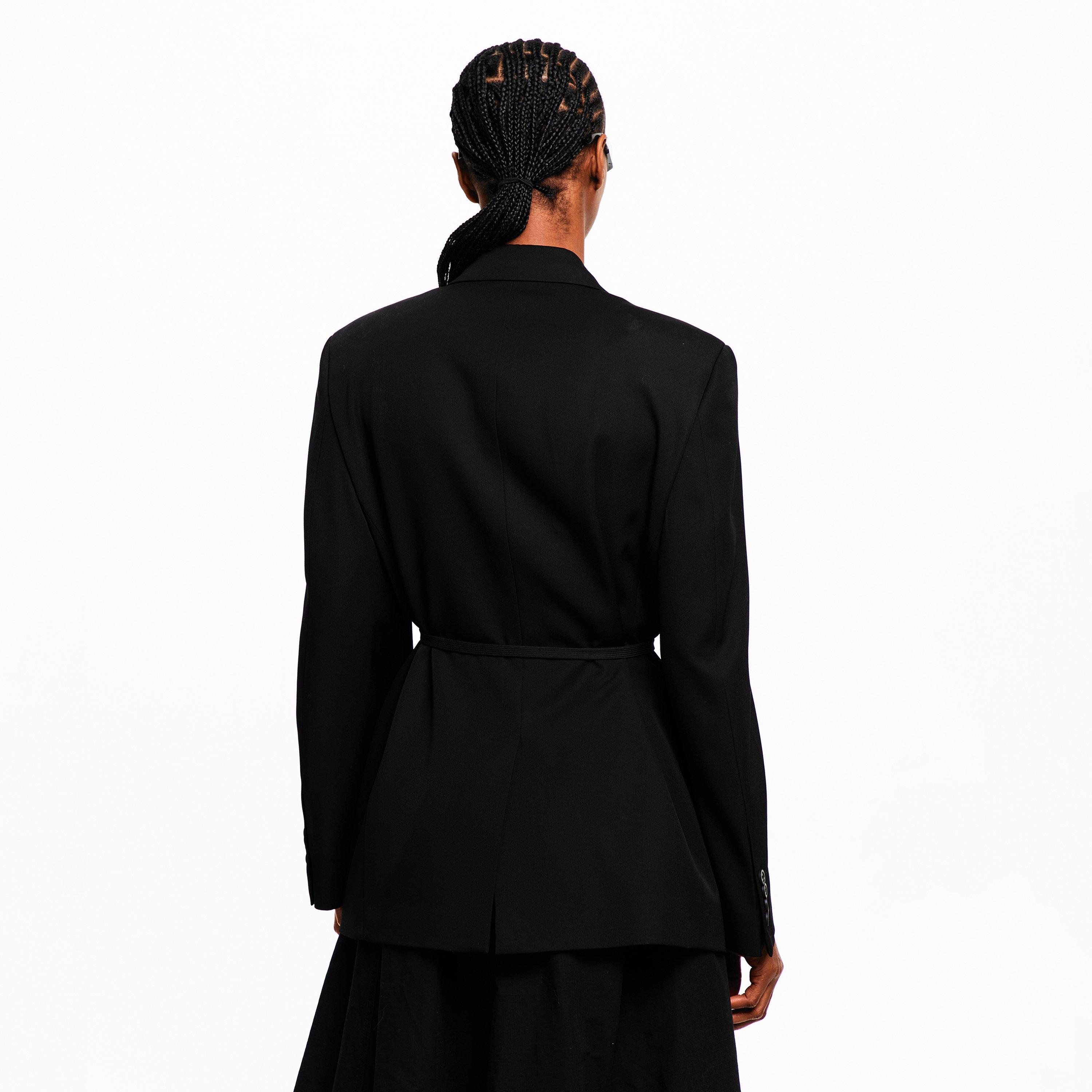 Black - Balenciaga - Women's Bal Wrap Blazer - 4