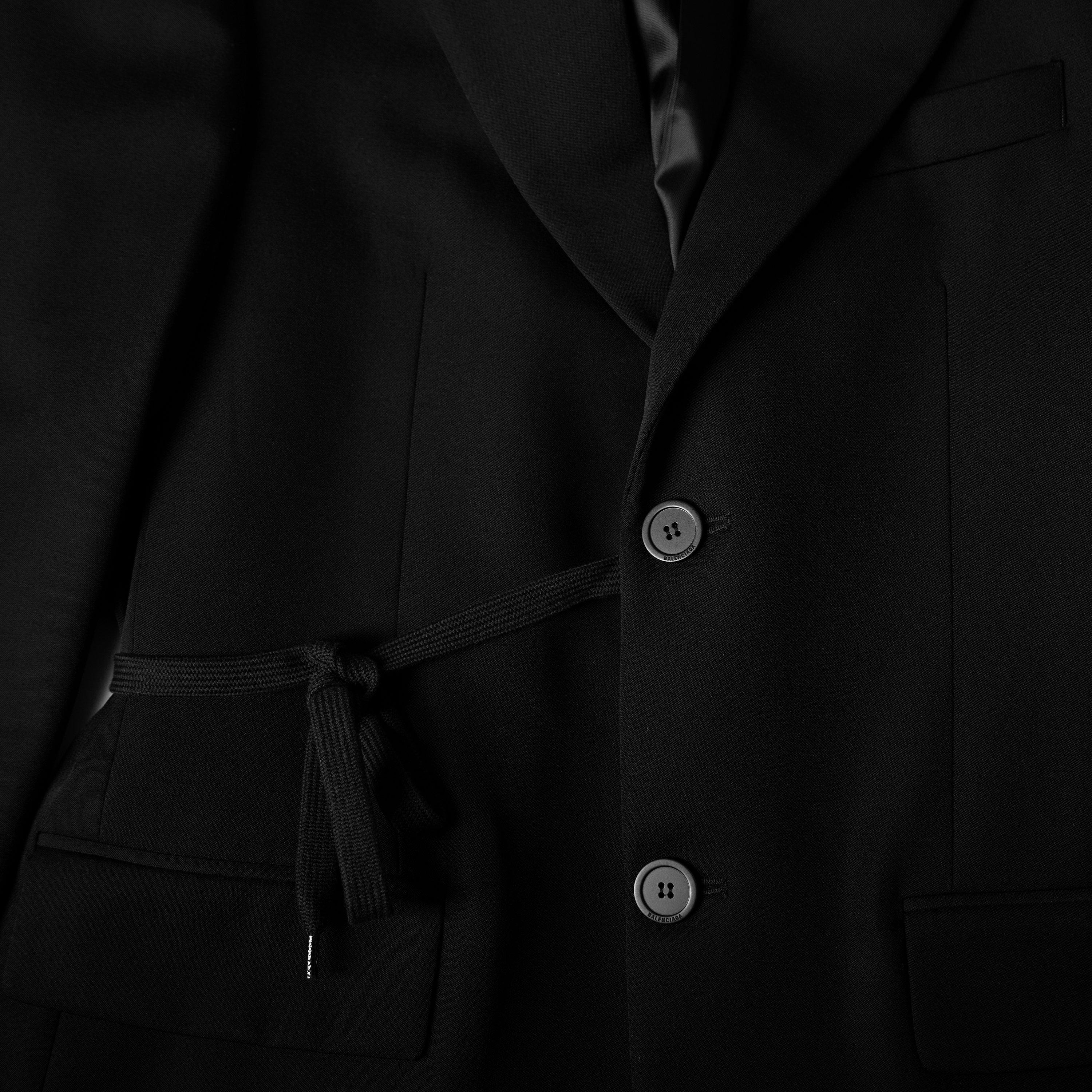 Black - Balenciaga - Bal Wrap Blazer Ld61 - 3