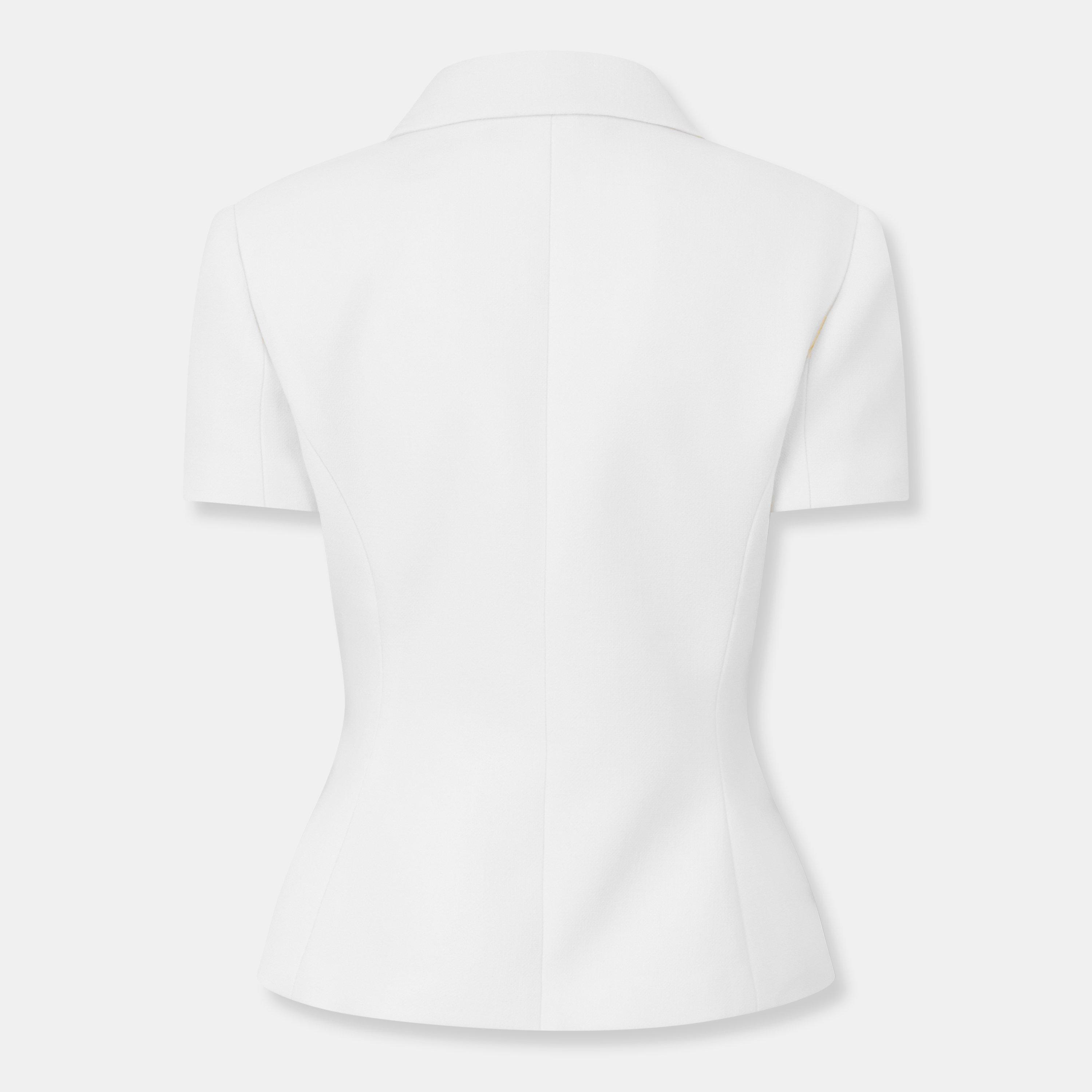 White - Versace - Versace Dbl Brst Jkt Ld61 - 2