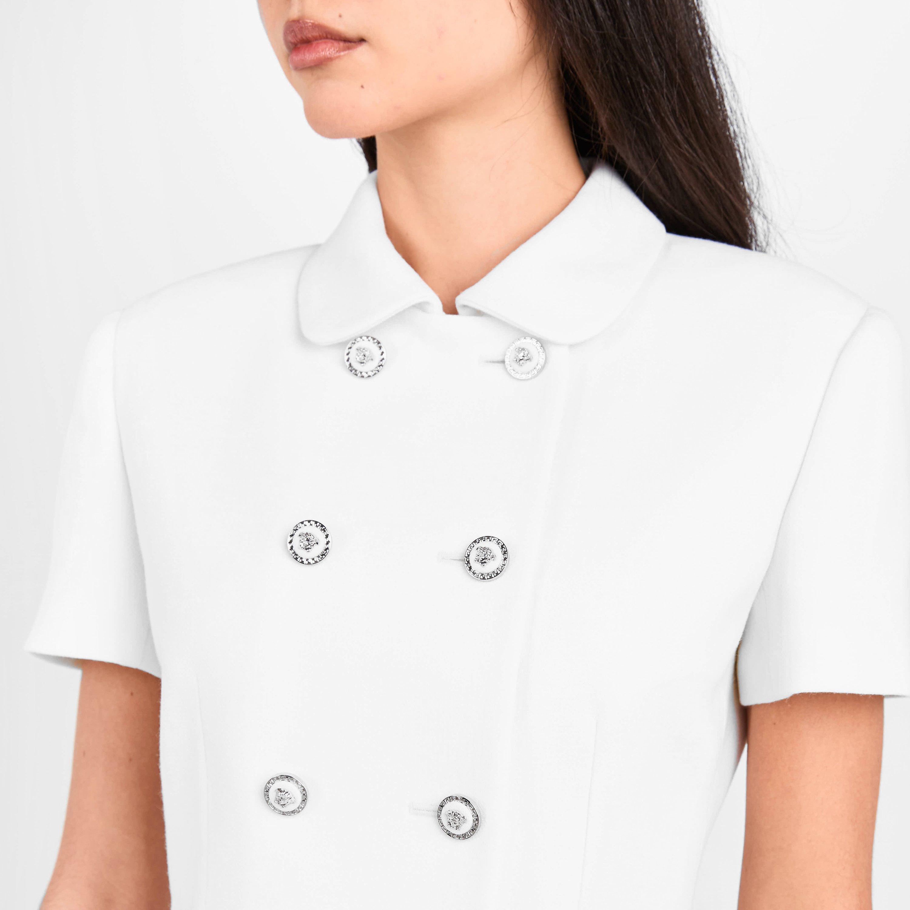 White - Versace - Versace Dbl Brst Jkt Ld61 - 5