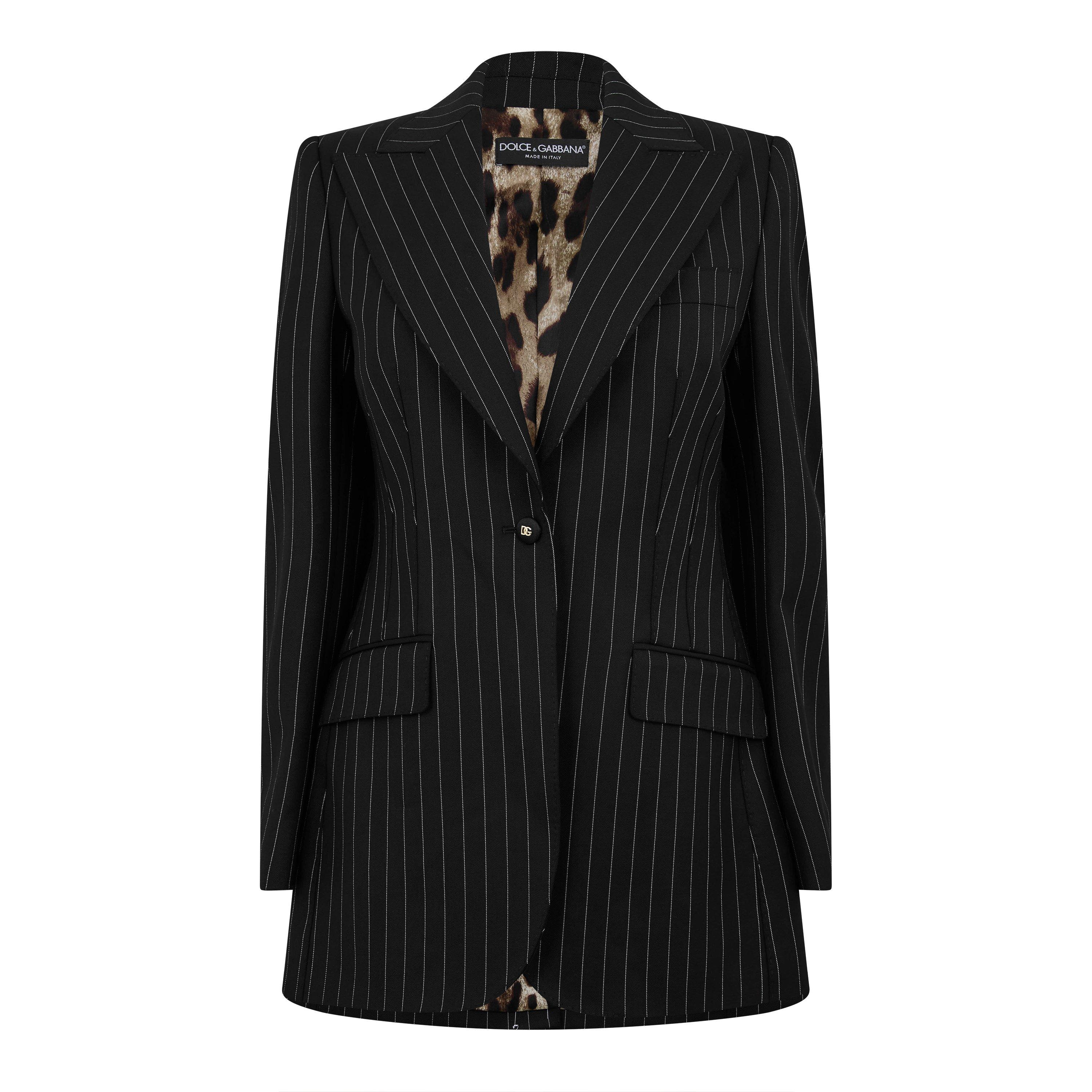 Dolce and Gabbana Women's Stripe Blazer - Rigato - Size 10 (S)