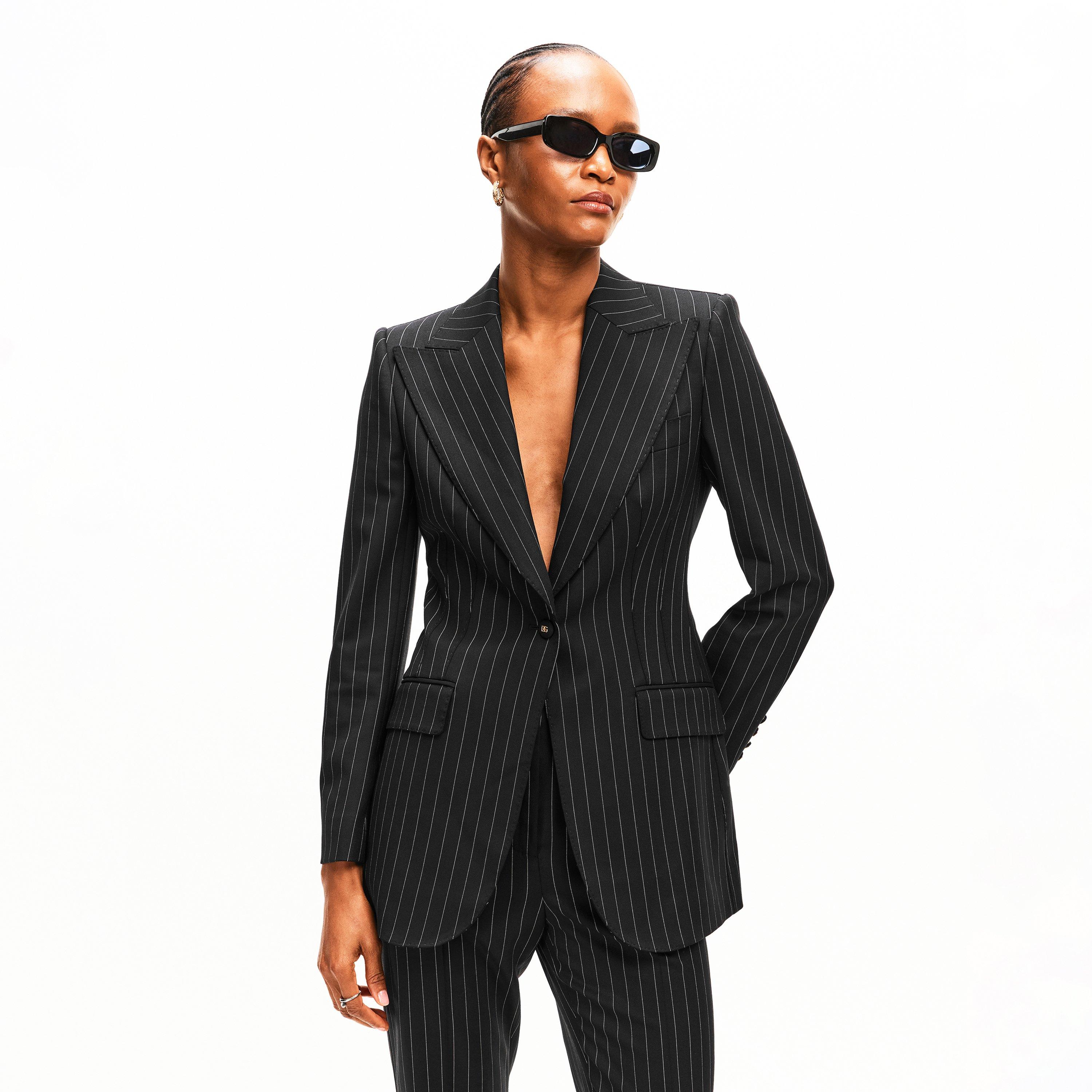 Rigato - Dolce and Gabbana - Women's Stripe Blazer - 3
