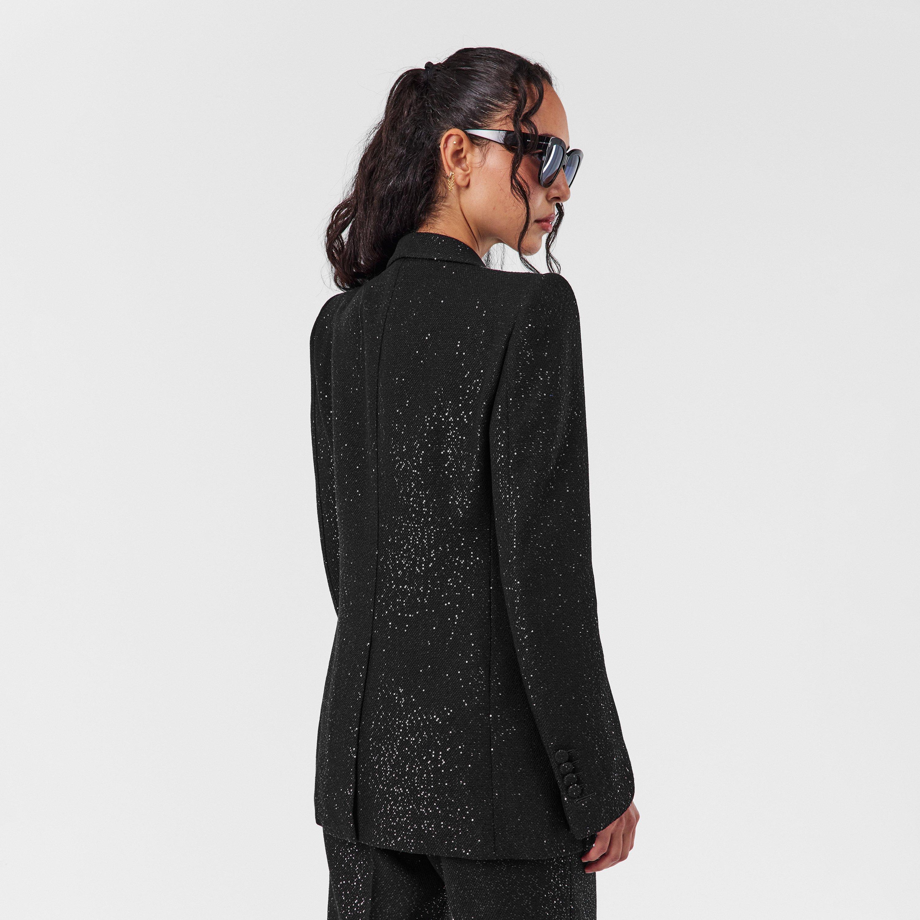 Black - Tom Ford - Women's Sequin Blazer - 4