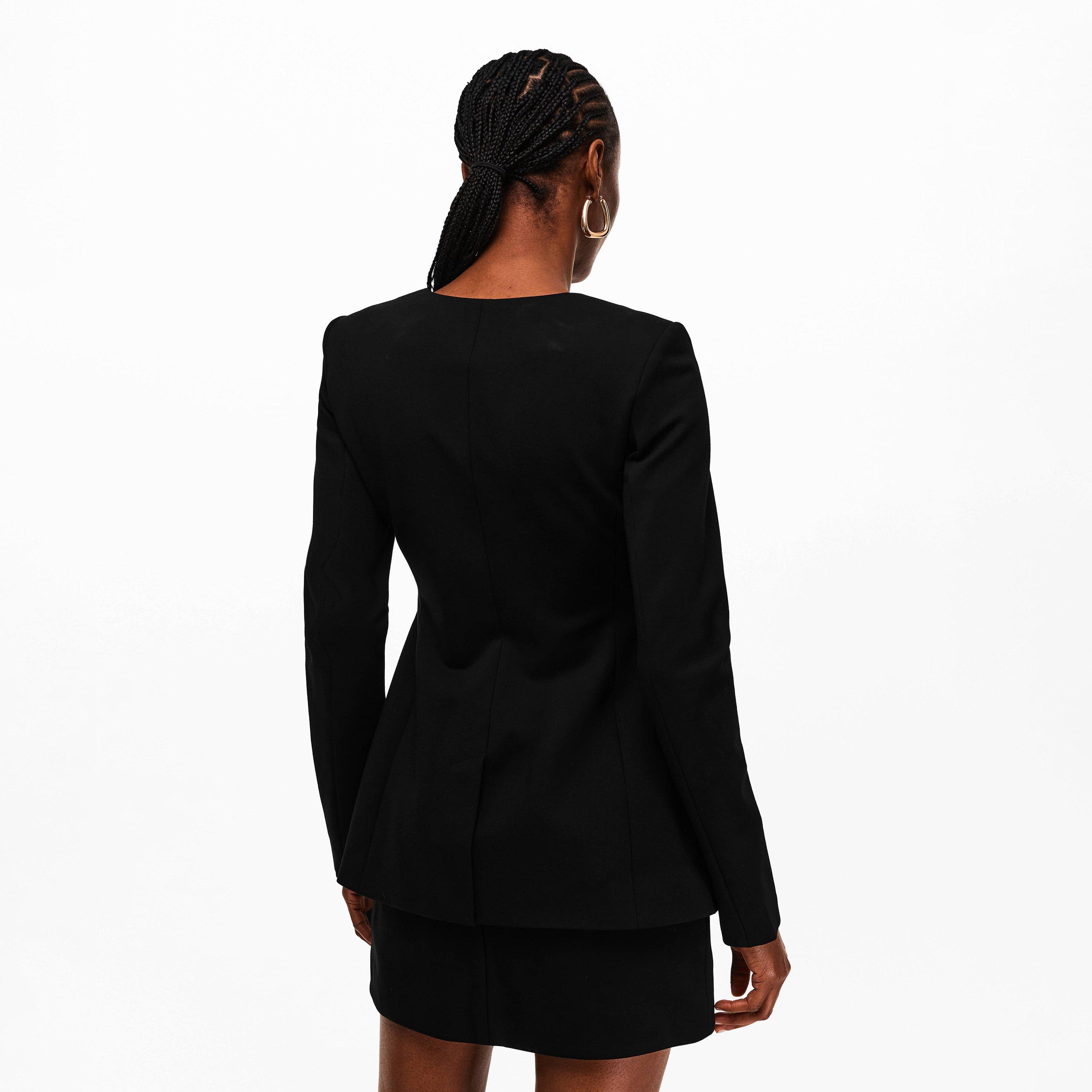 Black - Good American - Good Sculpted Blazer Ld62 - 4