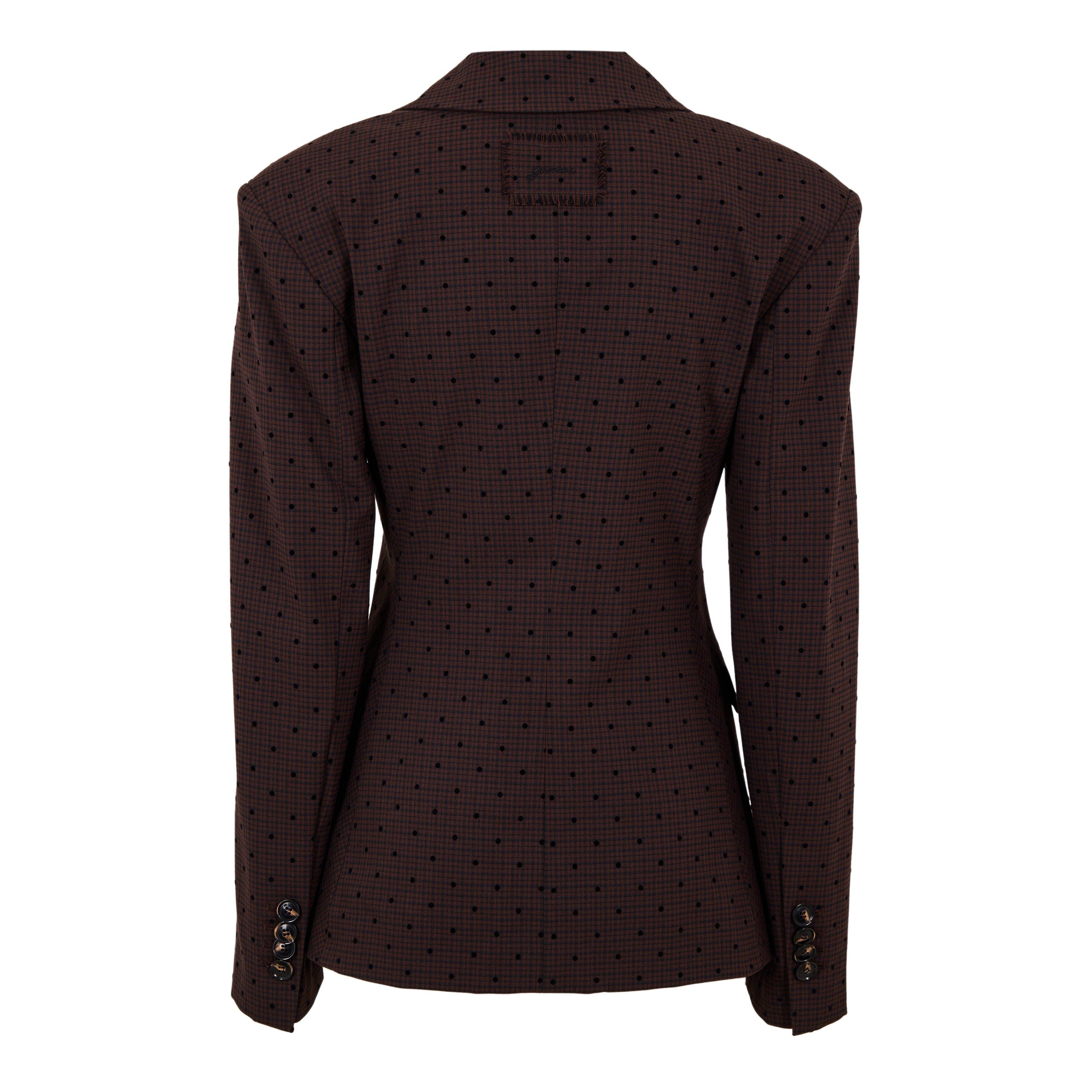 Chicory Coffee - Ganni - Ganni Flck Chck Blzr Ld62 - 2