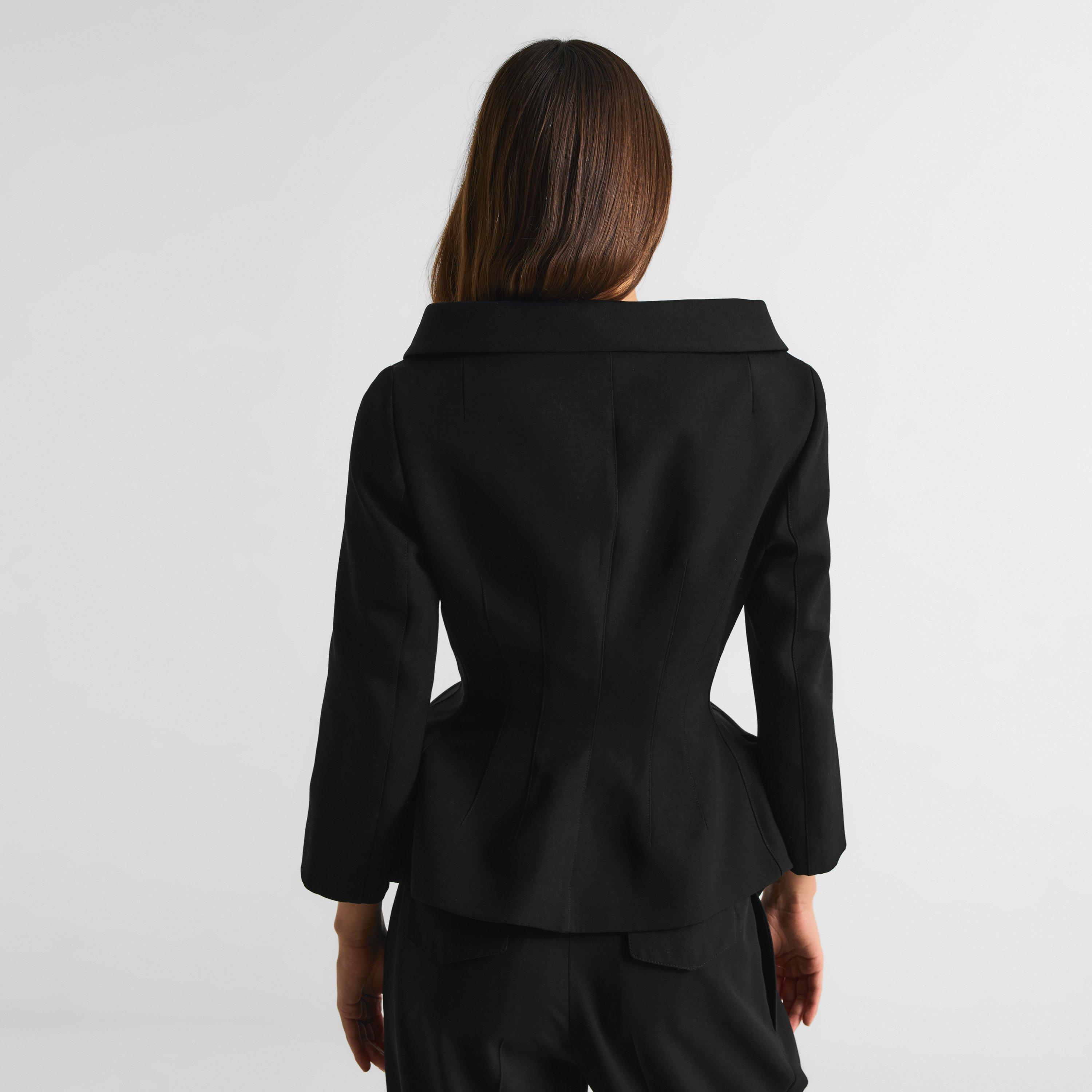 Black - Magda Butrym - Magda Blazer 02 Ld63 - 4