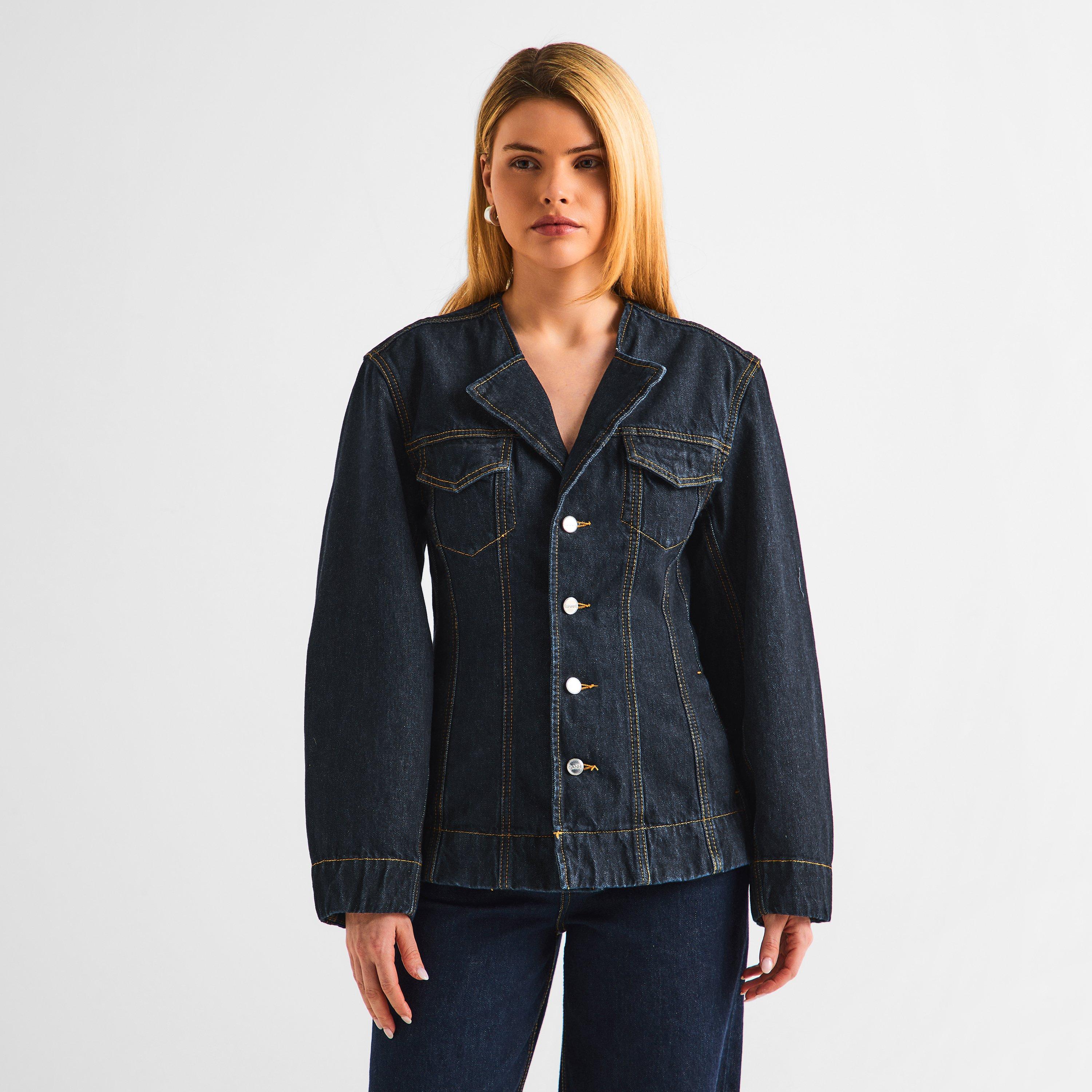 Rinse - Ganni - Women's Rinse Denim Blazer - 3