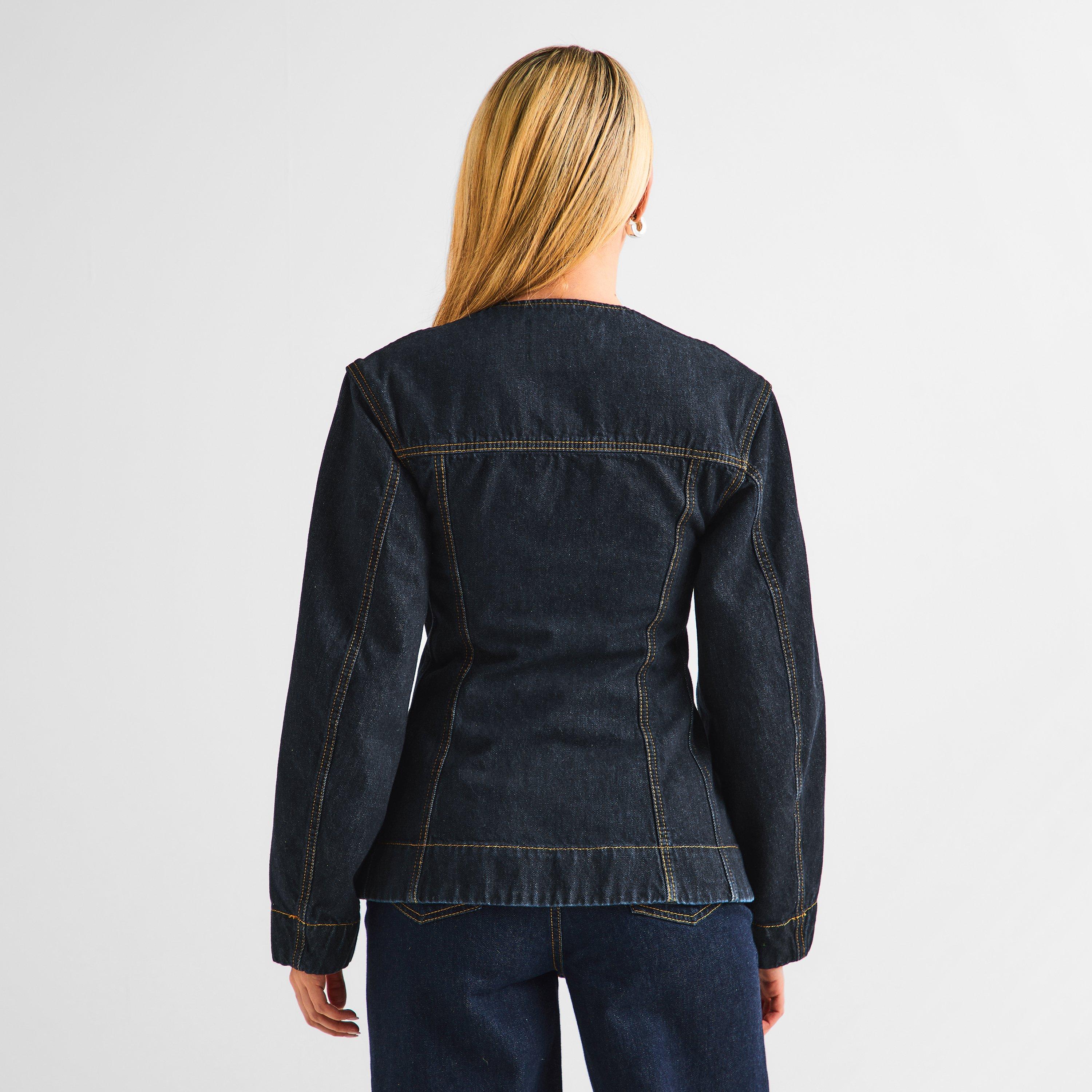 Rinse - Ganni - Women's Rinse Denim Blazer - 4