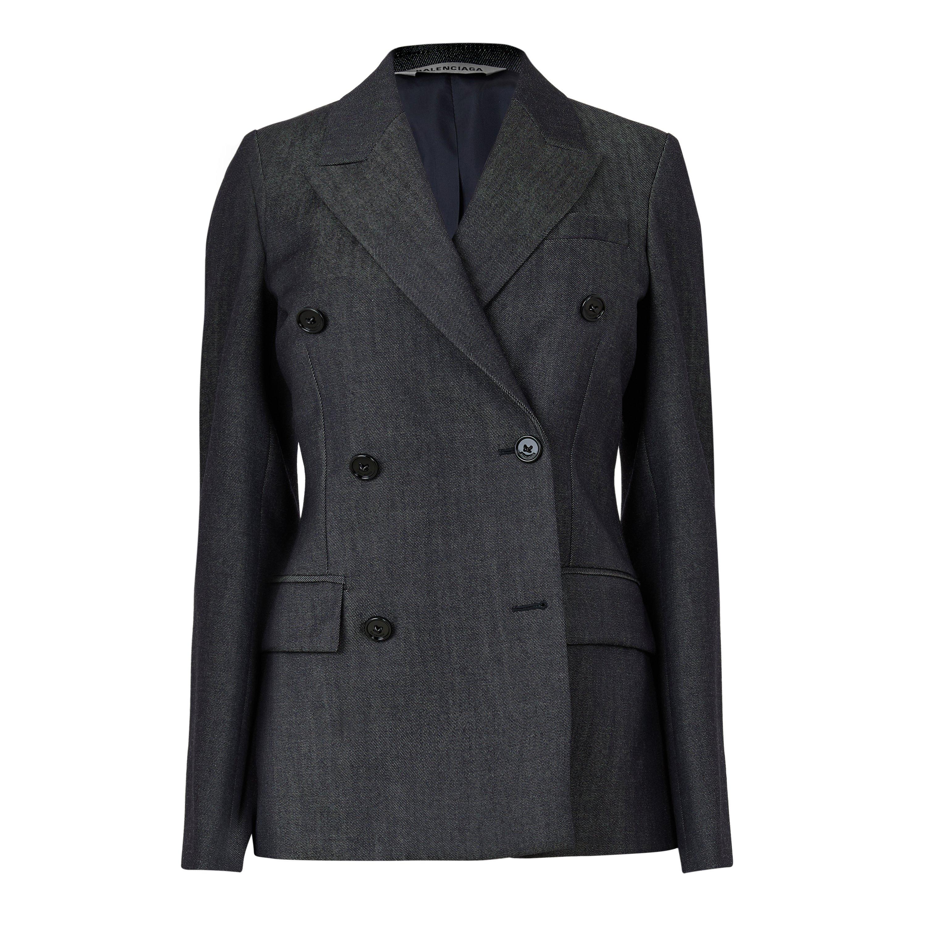 Dark Navy - Balenciaga - Bal Dbl Brst Blazer Ld64 - 1