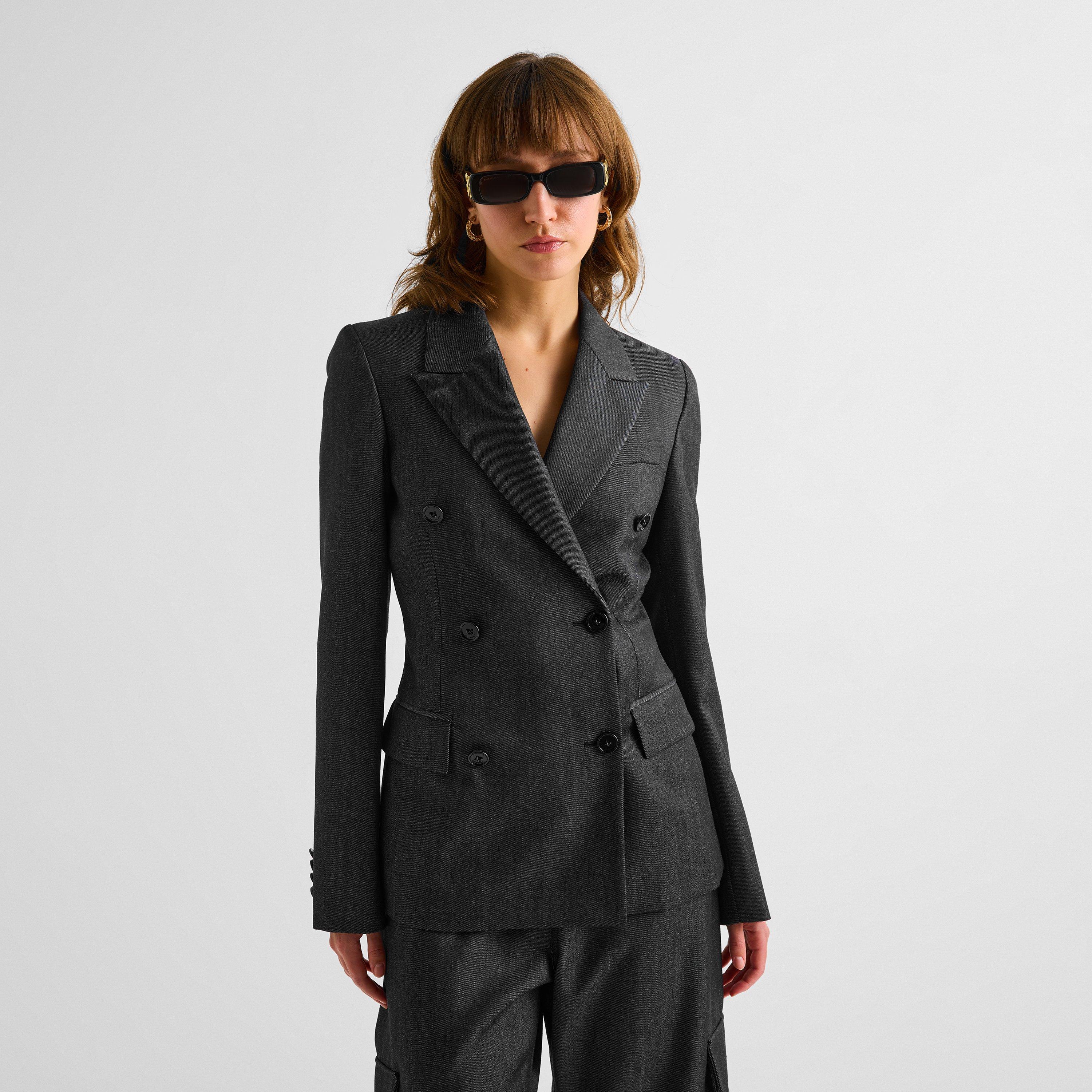 Dark Navy - Balenciaga - Bal Dbl Brst Blazer Ld64 - 3