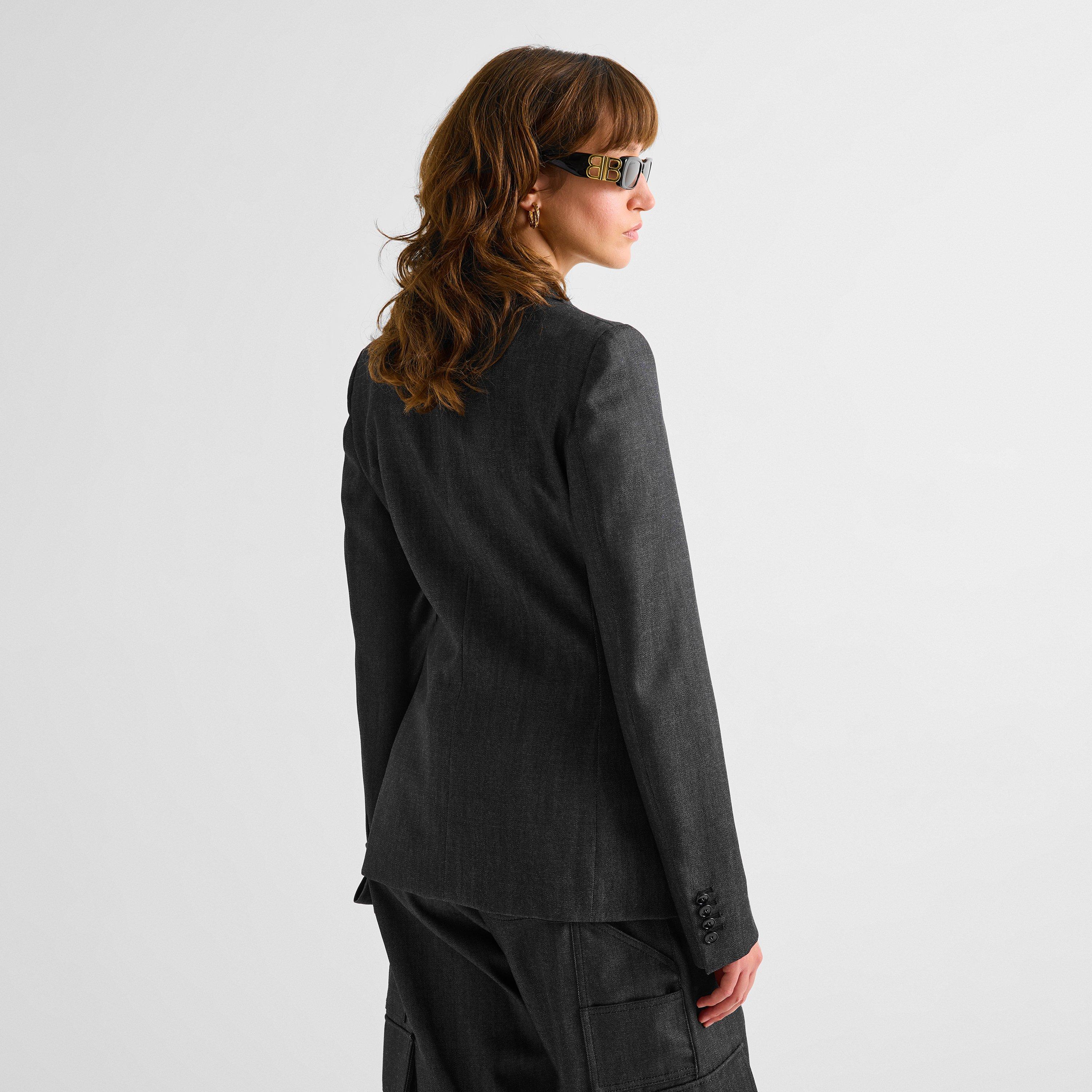 Dark Navy - Balenciaga - Bal Dbl Brst Blazer Ld64 - 4