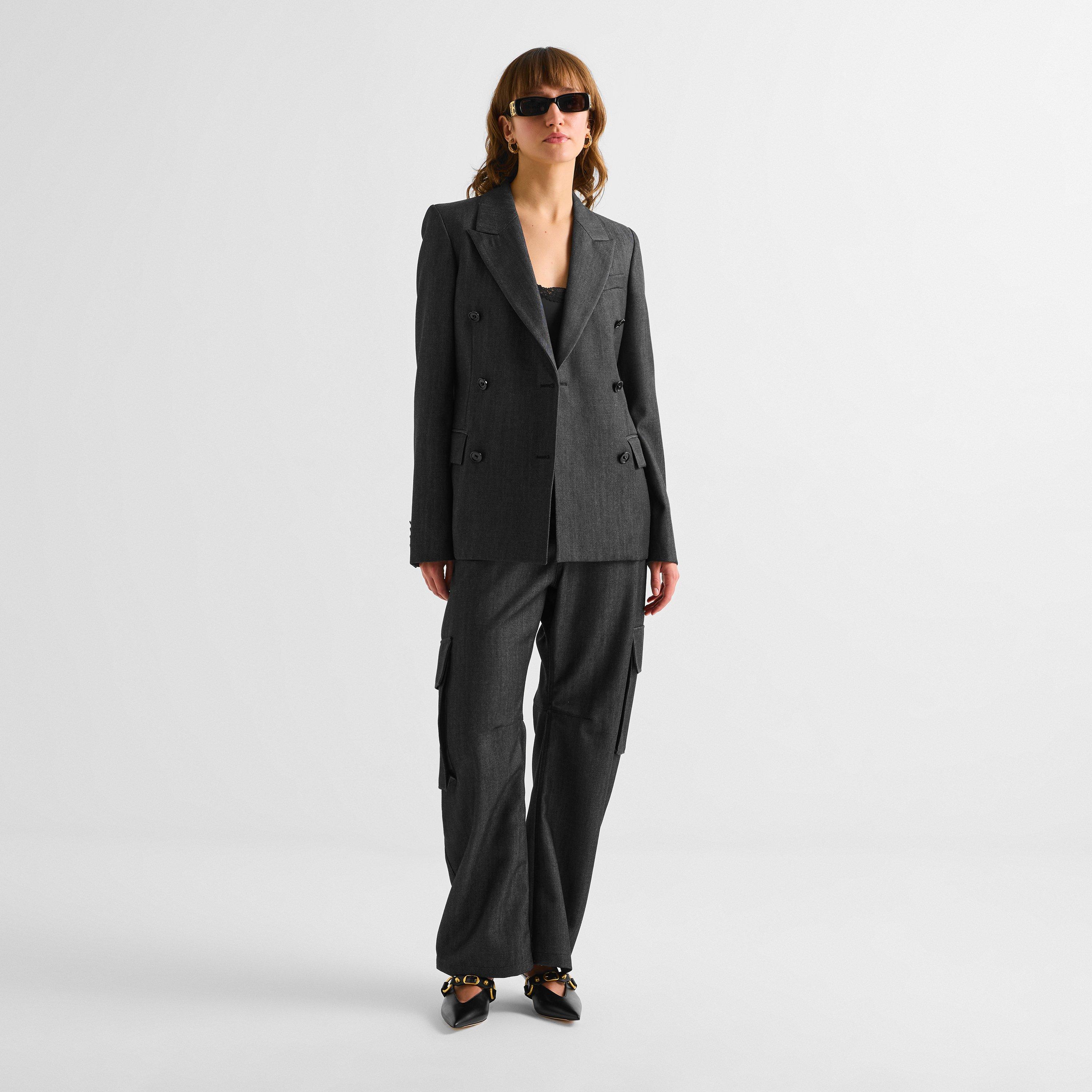 Dark Navy - Balenciaga - Bal Dbl Brst Blazer Ld64 - 6