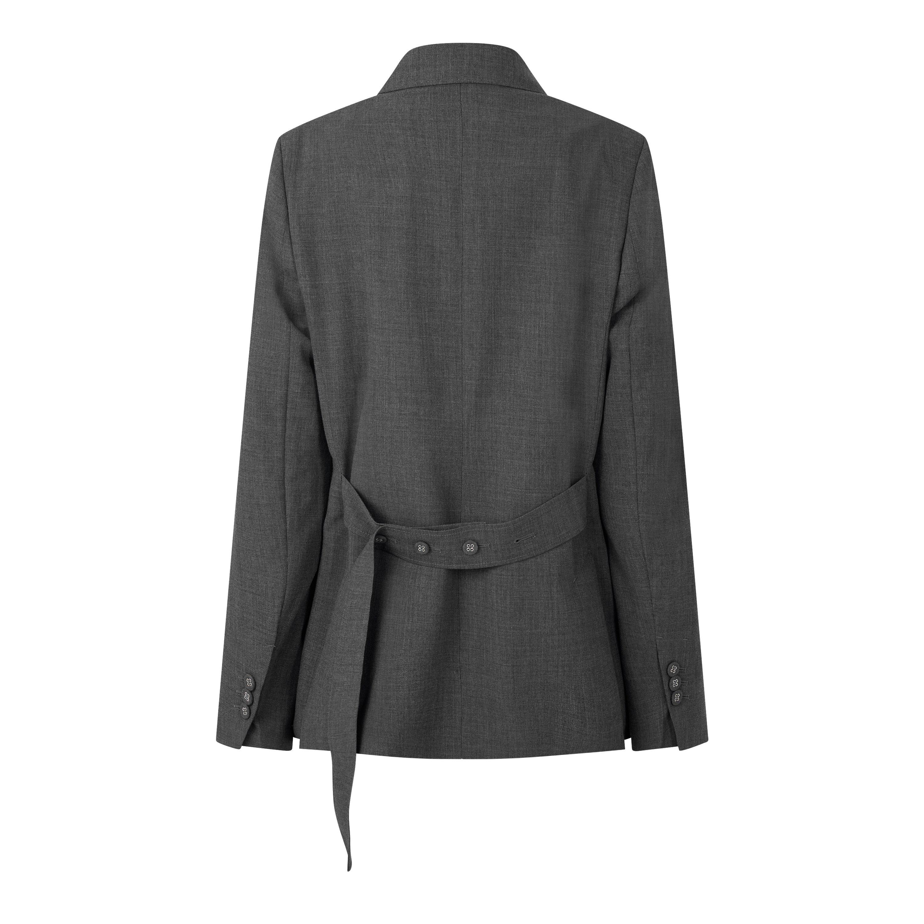 Grey Carbone - Ami Paris - Ami L Blazer Ld63 - 2
