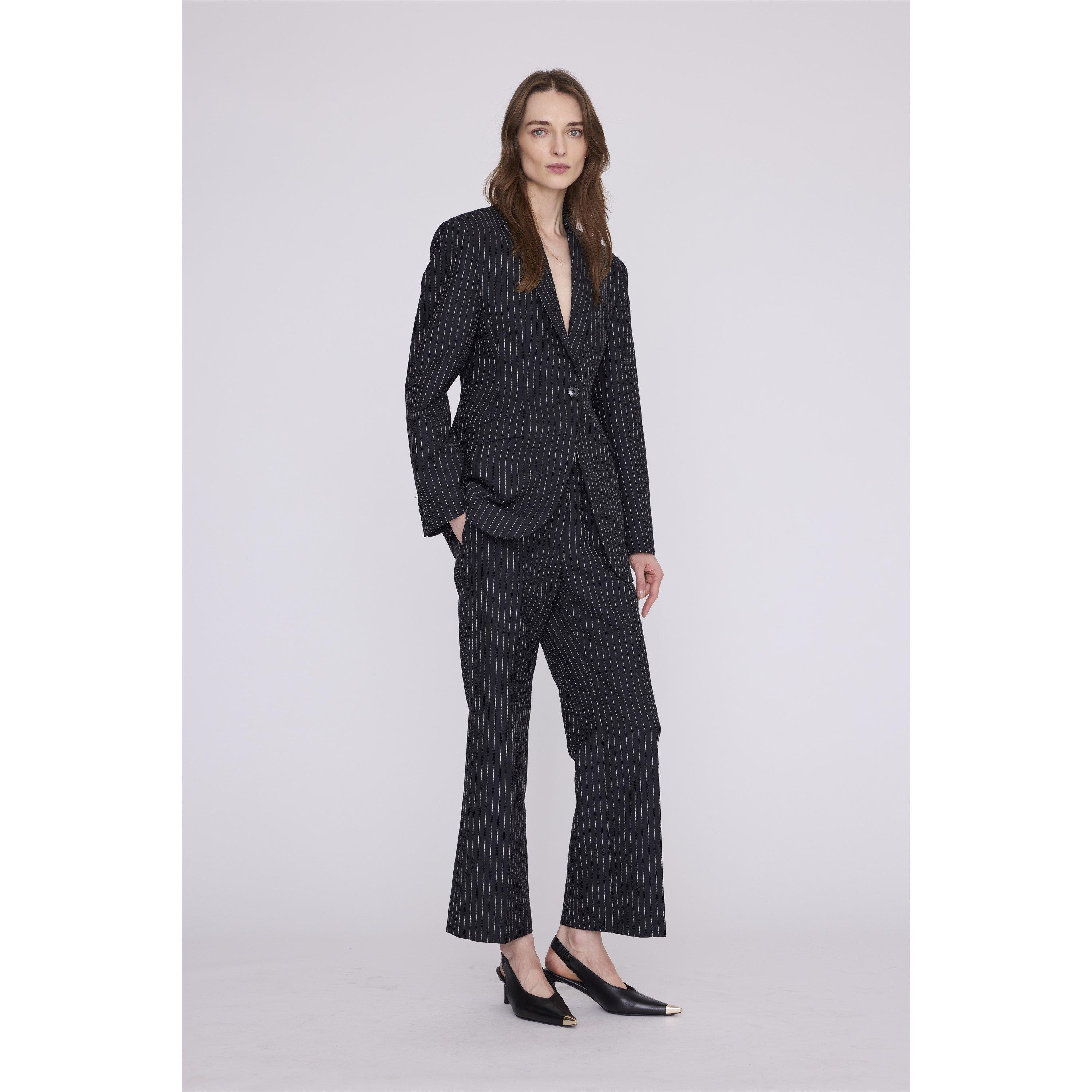 MULTI - Anine Bing - Women's Elga Wool Tailored Fit Blazer - 2