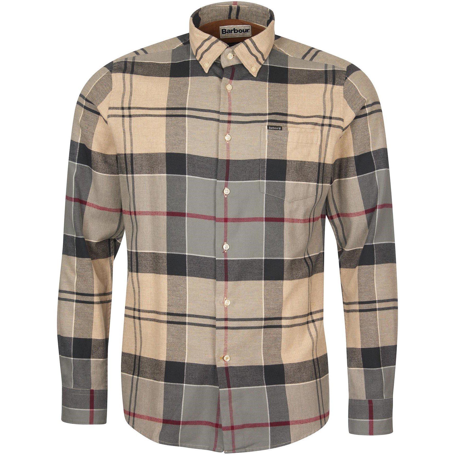 Barbour Men's Edderton Long Sleeve Patterned Shirt - Dress TN53 - M