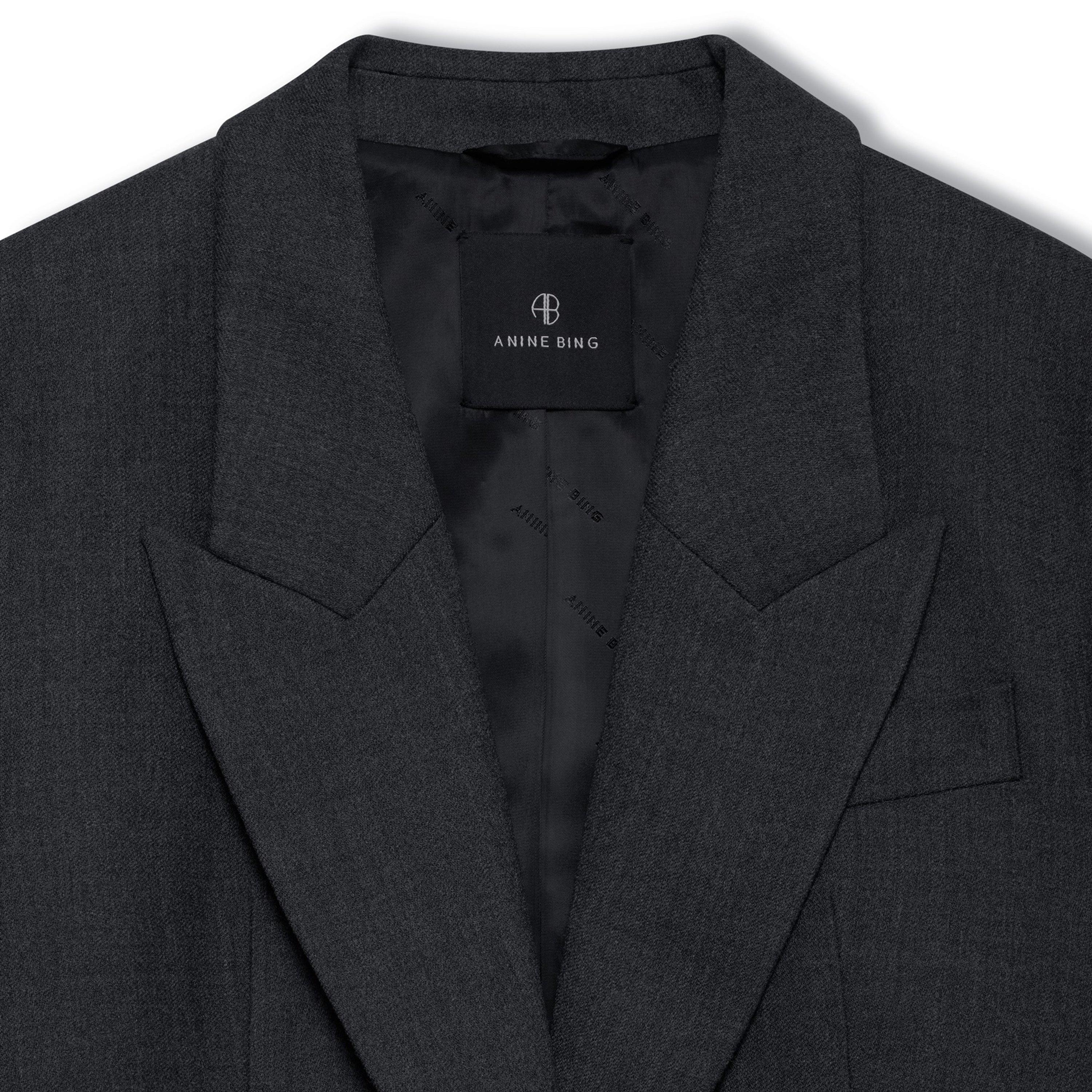 Dark H Grey - Anine Bing - Womens Ross Blazer - 5