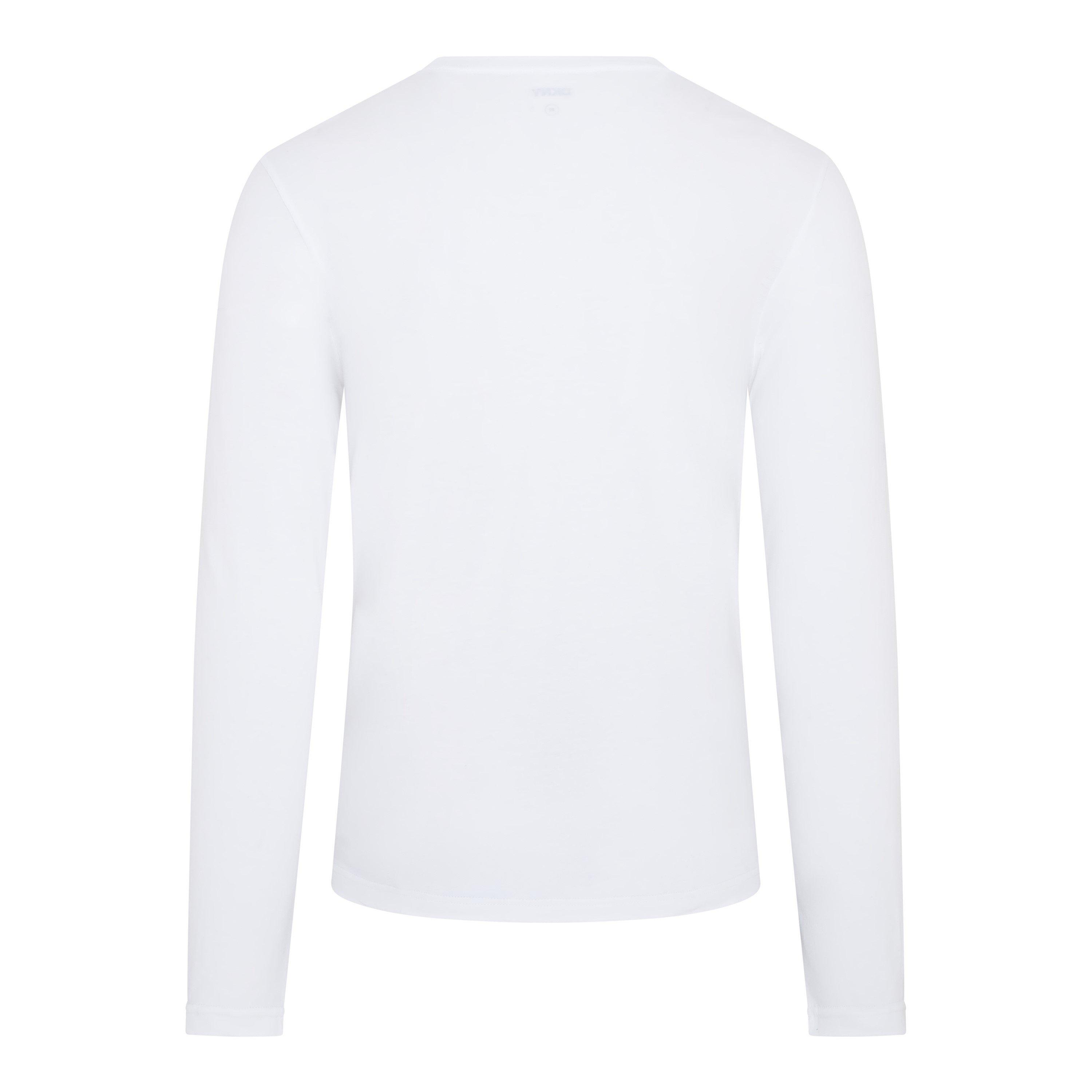 Schwarz/Weiß/Grau - DKNY - 3-Pack Long Sleeve Mens T-Shirt Warriors - 7