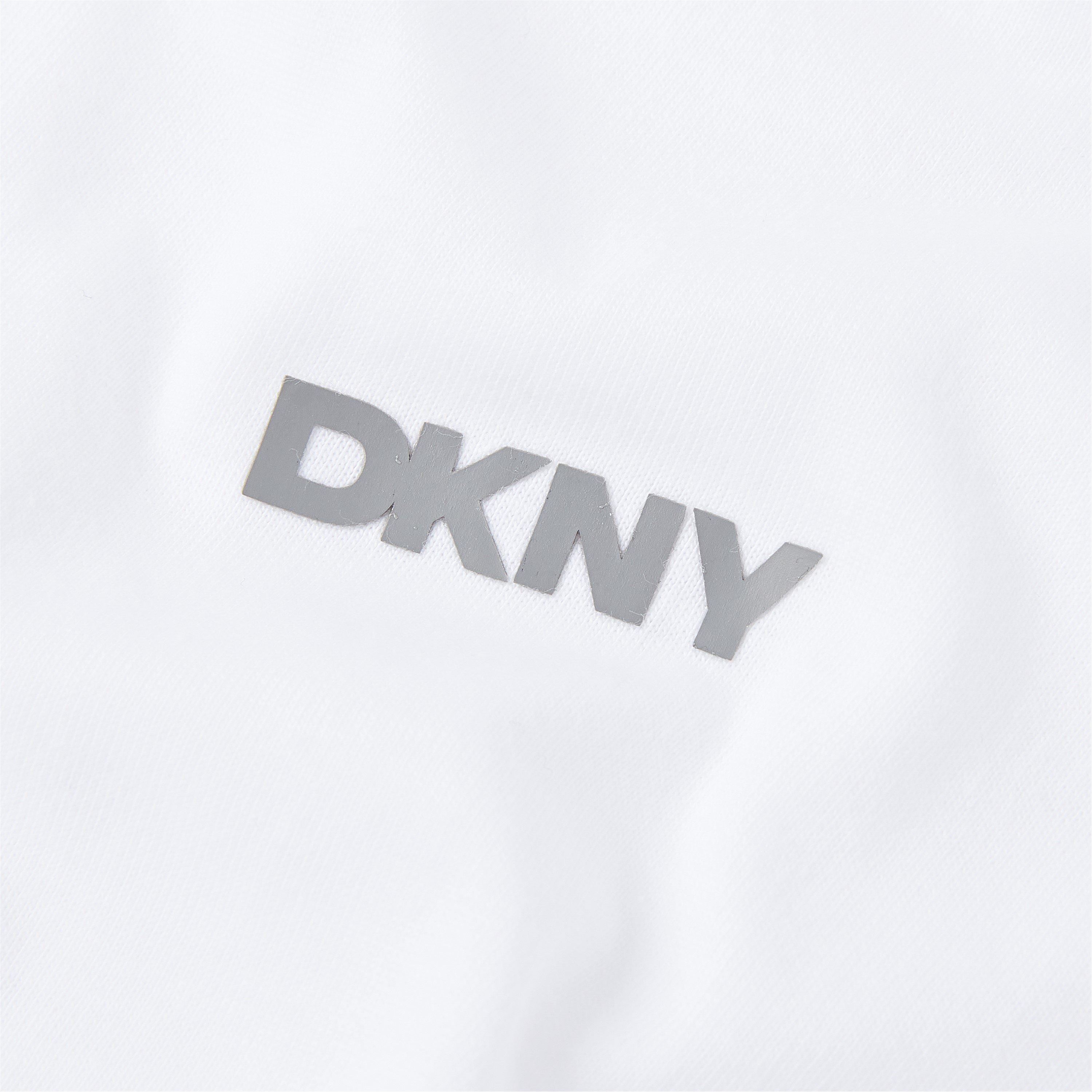 Schwarz/Weiß/Grau - DKNY - 3-Pack Long Sleeve Mens T-Shirt Warriors - 10