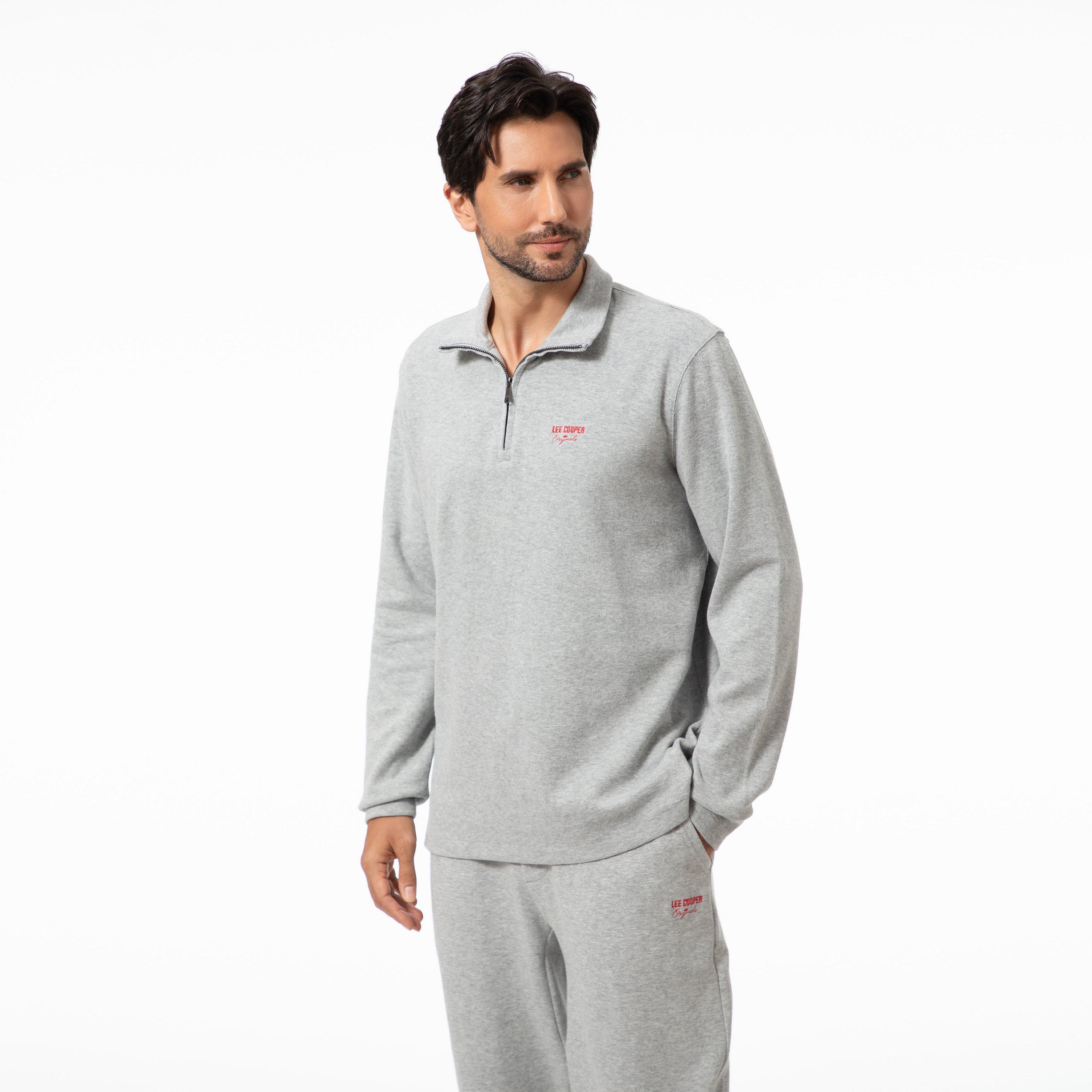 Grijs - Lee Cooper - C quarter Zip - 4