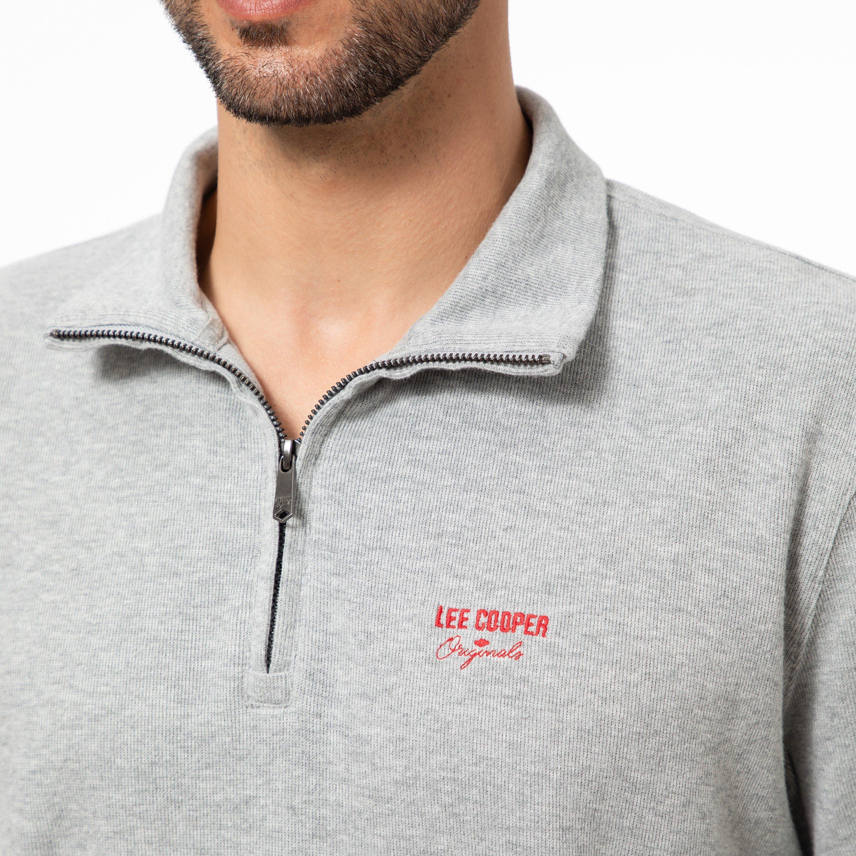 Grijs - Lee Cooper - C quarter Zip - 5
