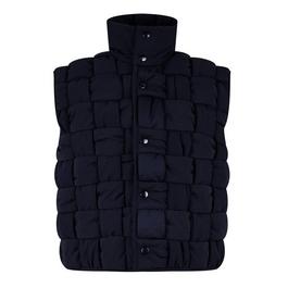 Bottega Veneta Tech Nylon Intrecciato Gilet