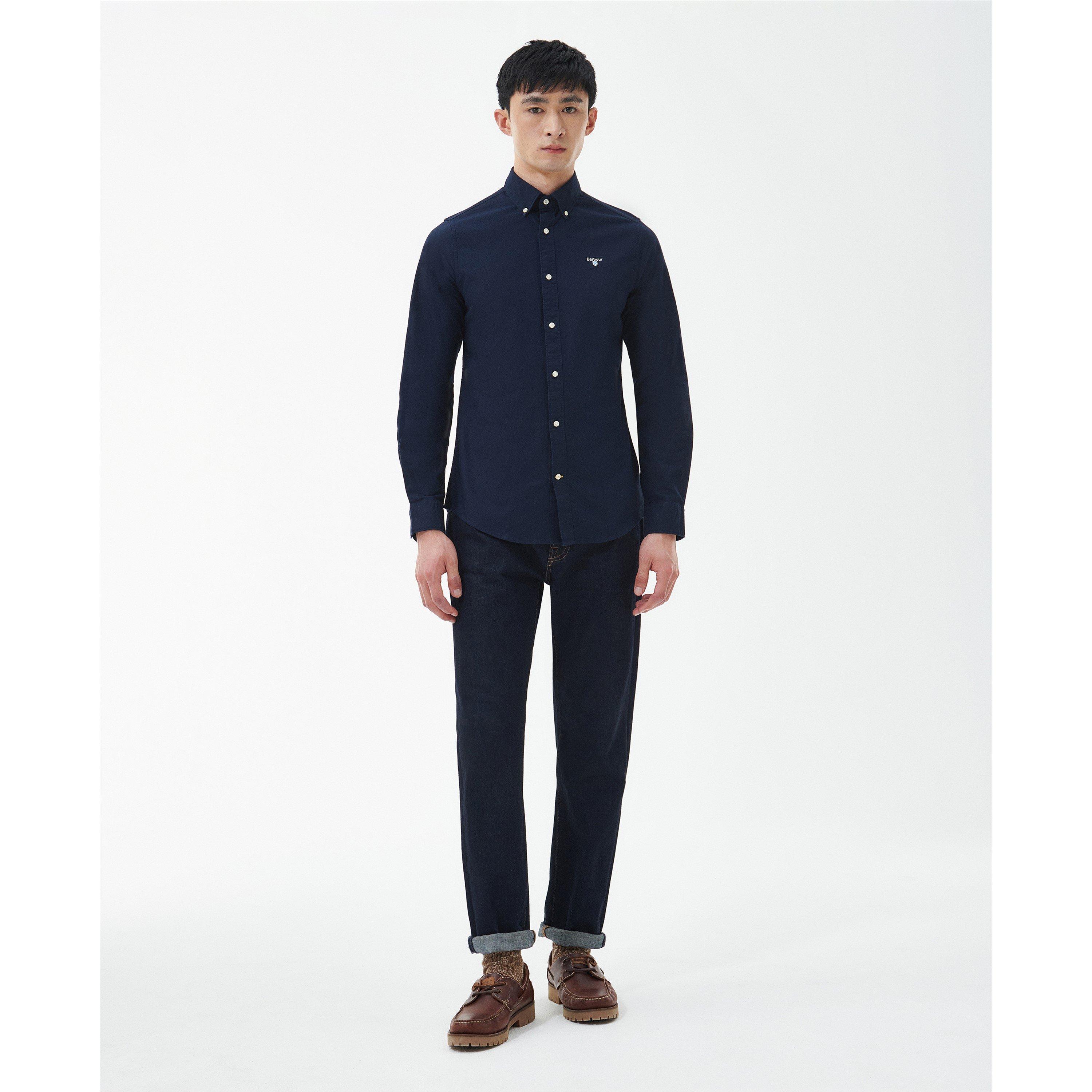 Navy NY91 - Barbour - Mens Oxford Shirt - 6