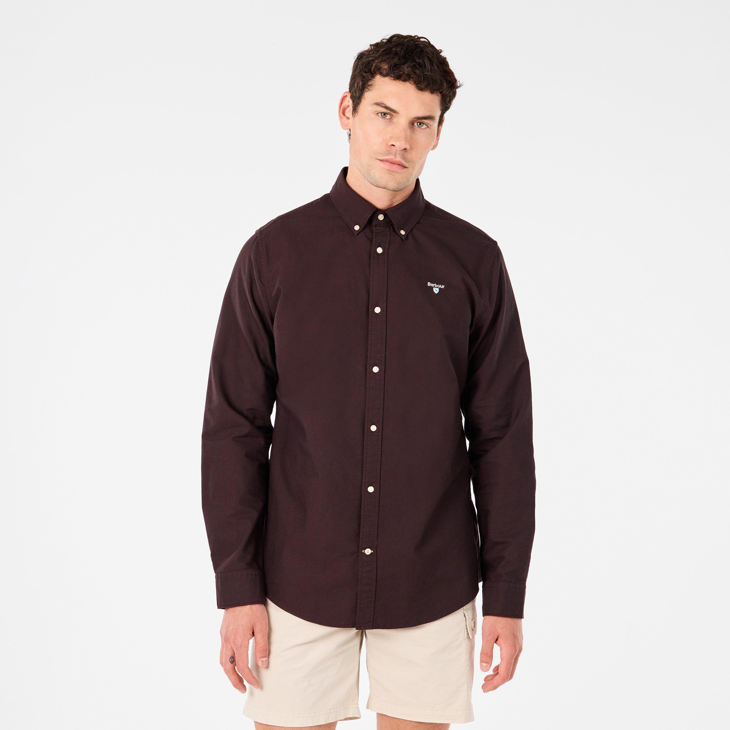Dark Oak - Barbour - Mens Oxford Shirt - 3