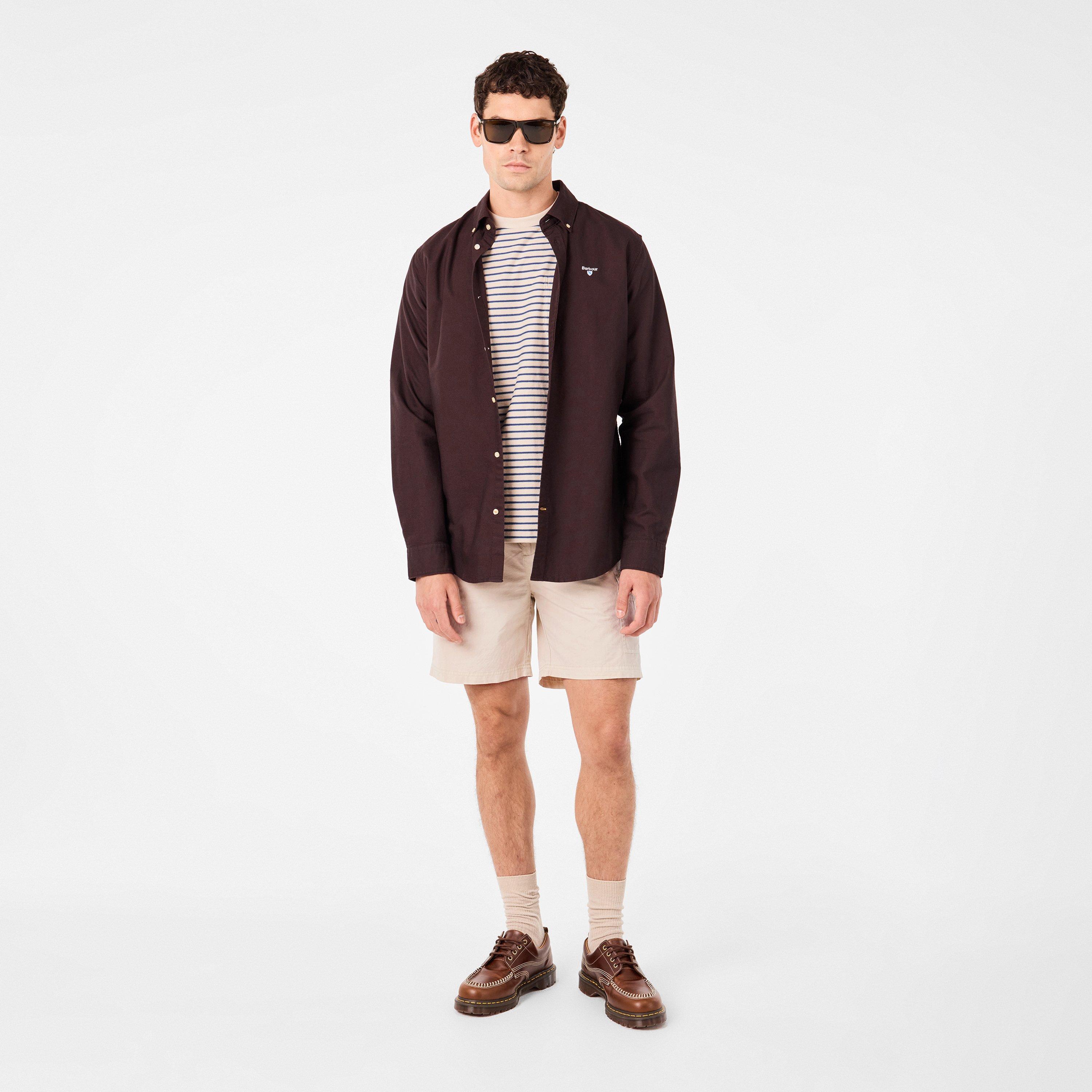 Dark Oak - Barbour - Mens Oxford Shirt - 6
