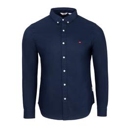 Lee Cooper Long Sleeve Oxford Shirt Mens