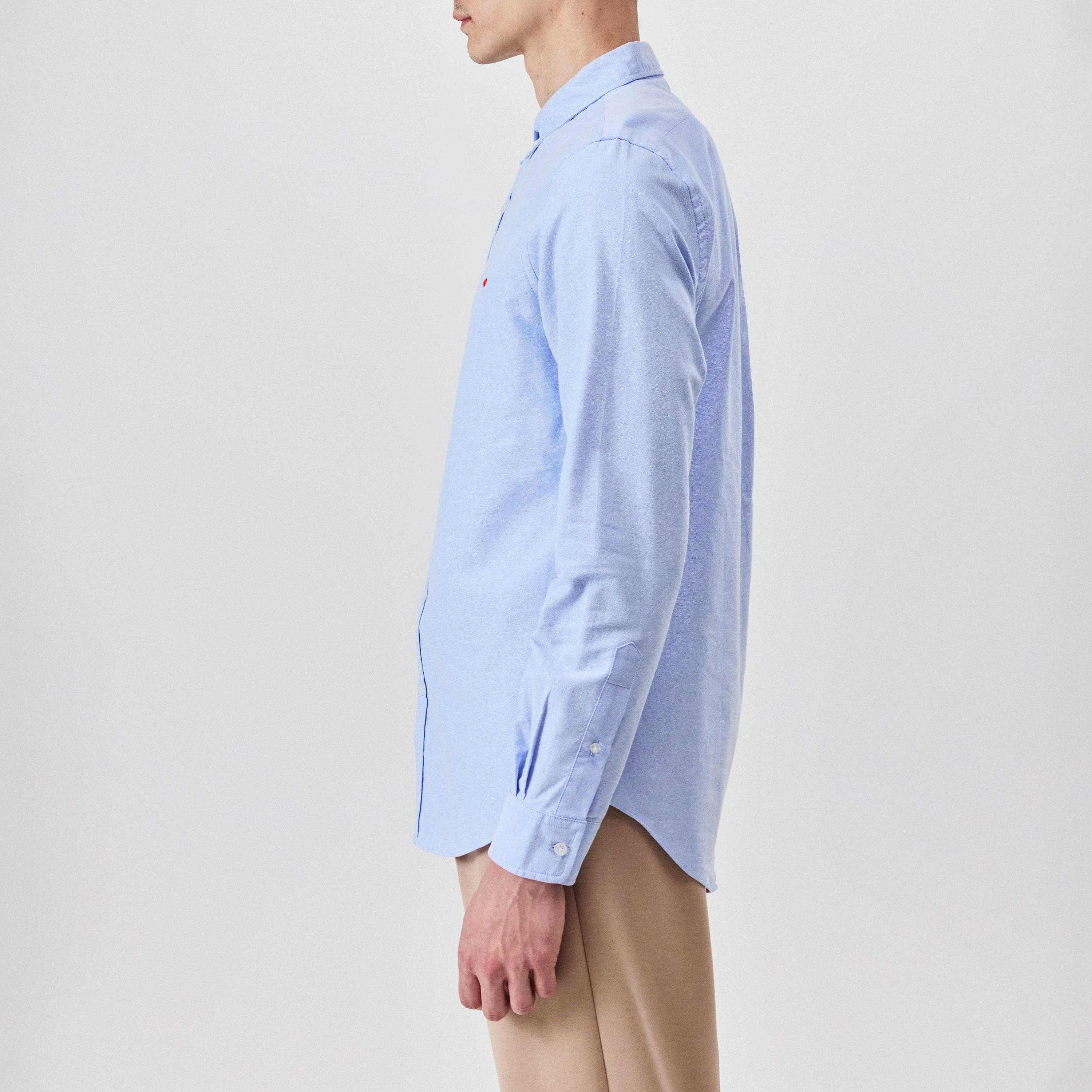 Himmelblau - Lee Cooper - LC Long Sleeve Oxford Shirt Mens - 2