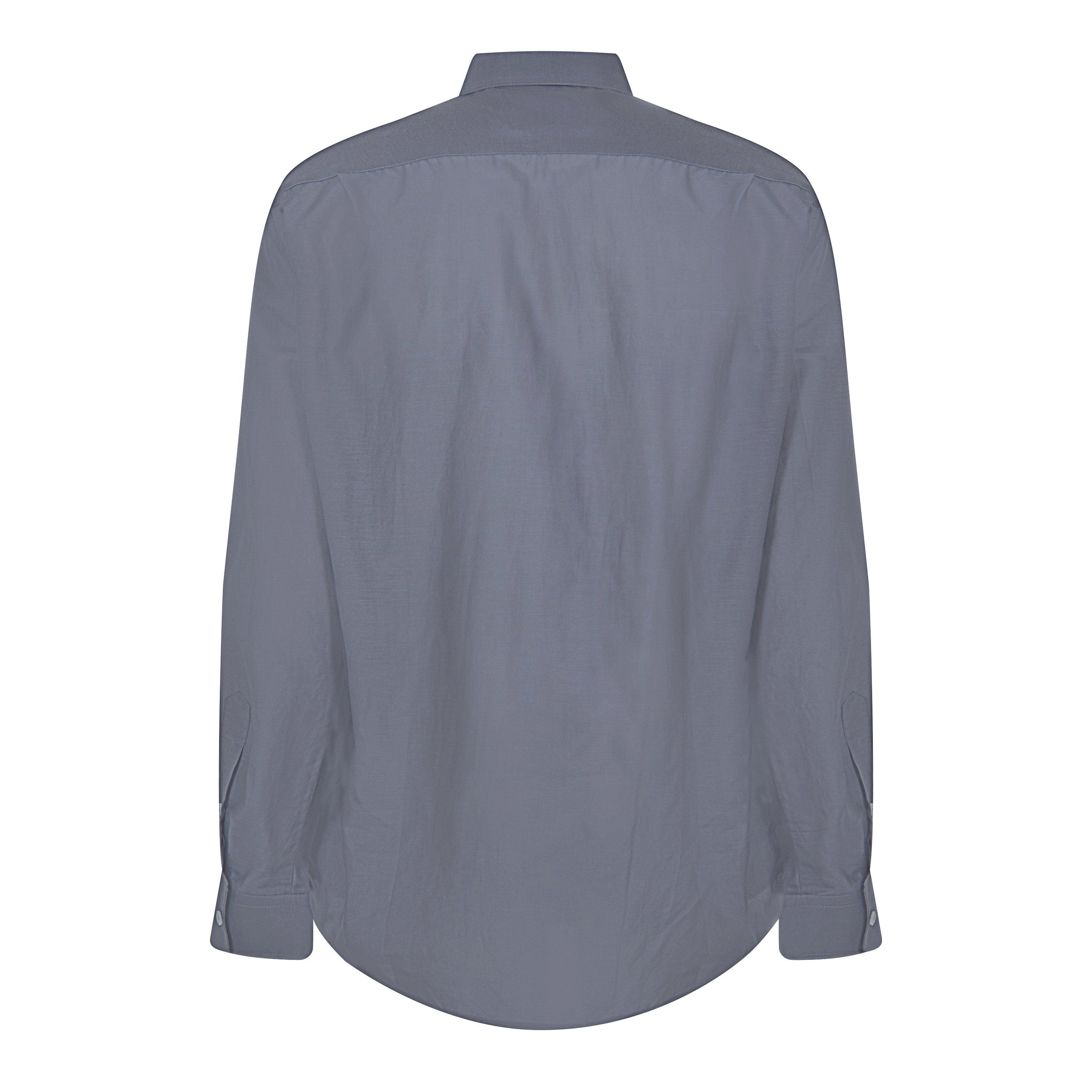 Grey - Vivienne Westwood - Men's Logo Cotton Krall Long Sleeved Shirt - 2