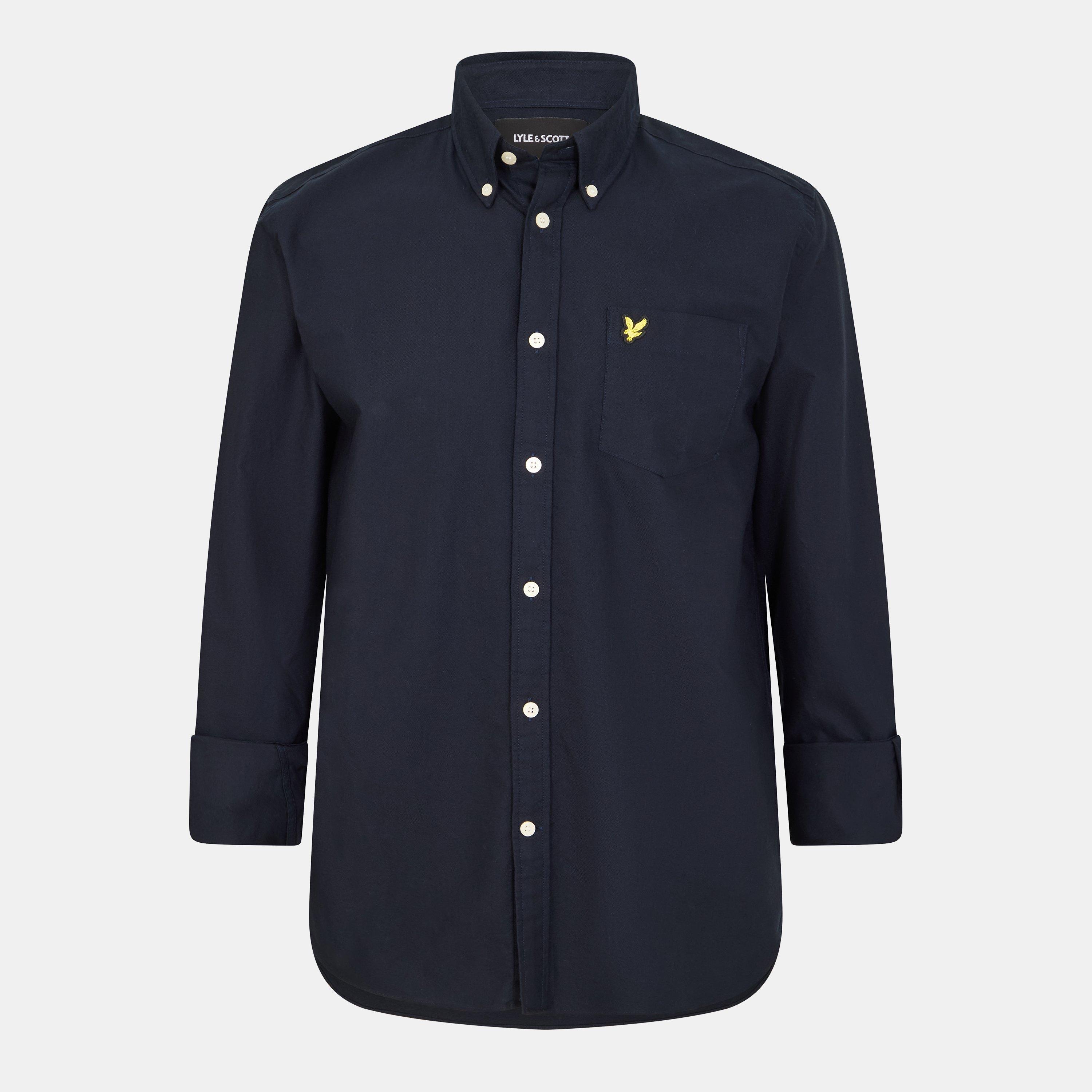 Lyle And Scott Men's Oxford Shirt - Navy Z271 - S