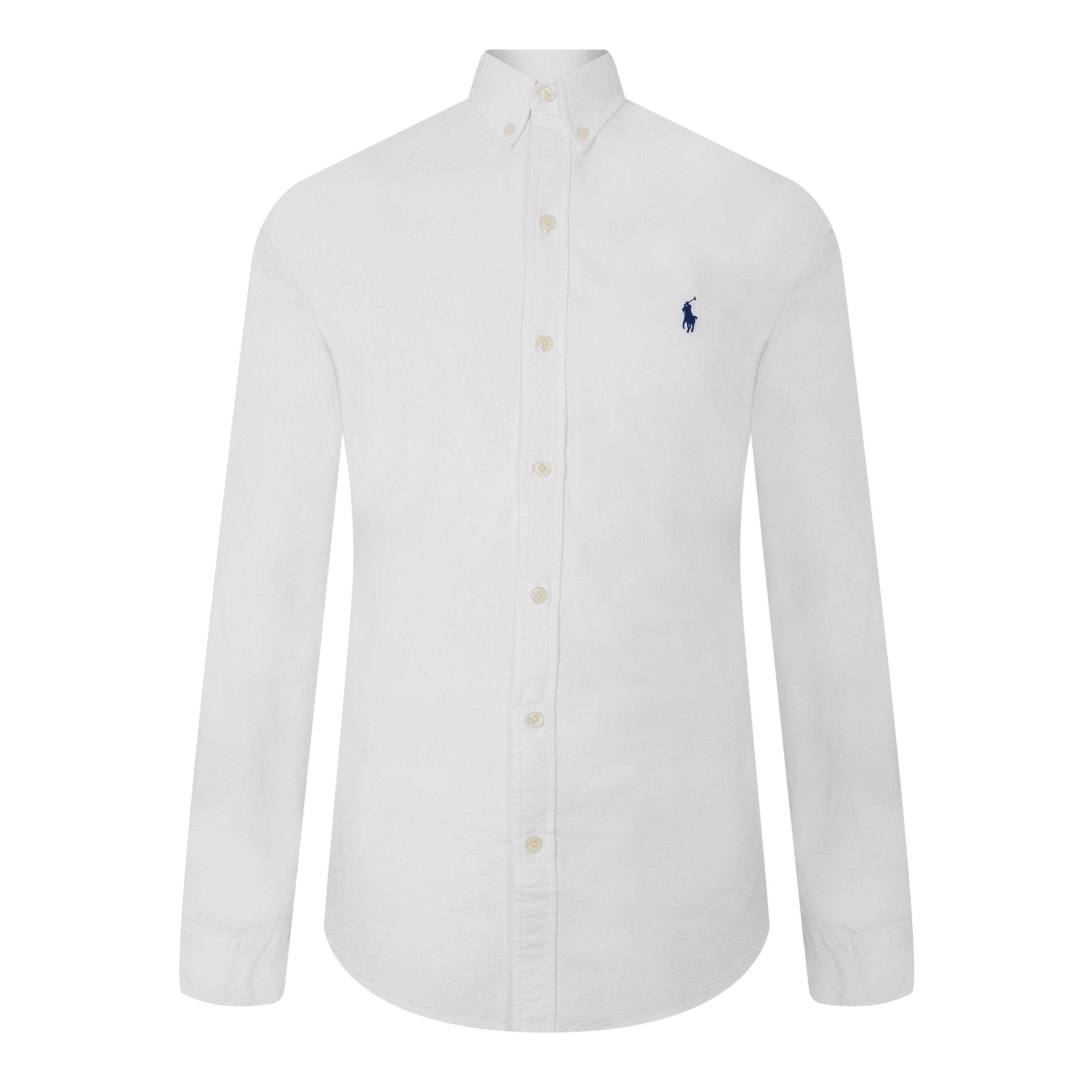 291 White - Polo Ralph Lauren - Men's Slim Fit Poplin Long-Sleeve Shirt - 7