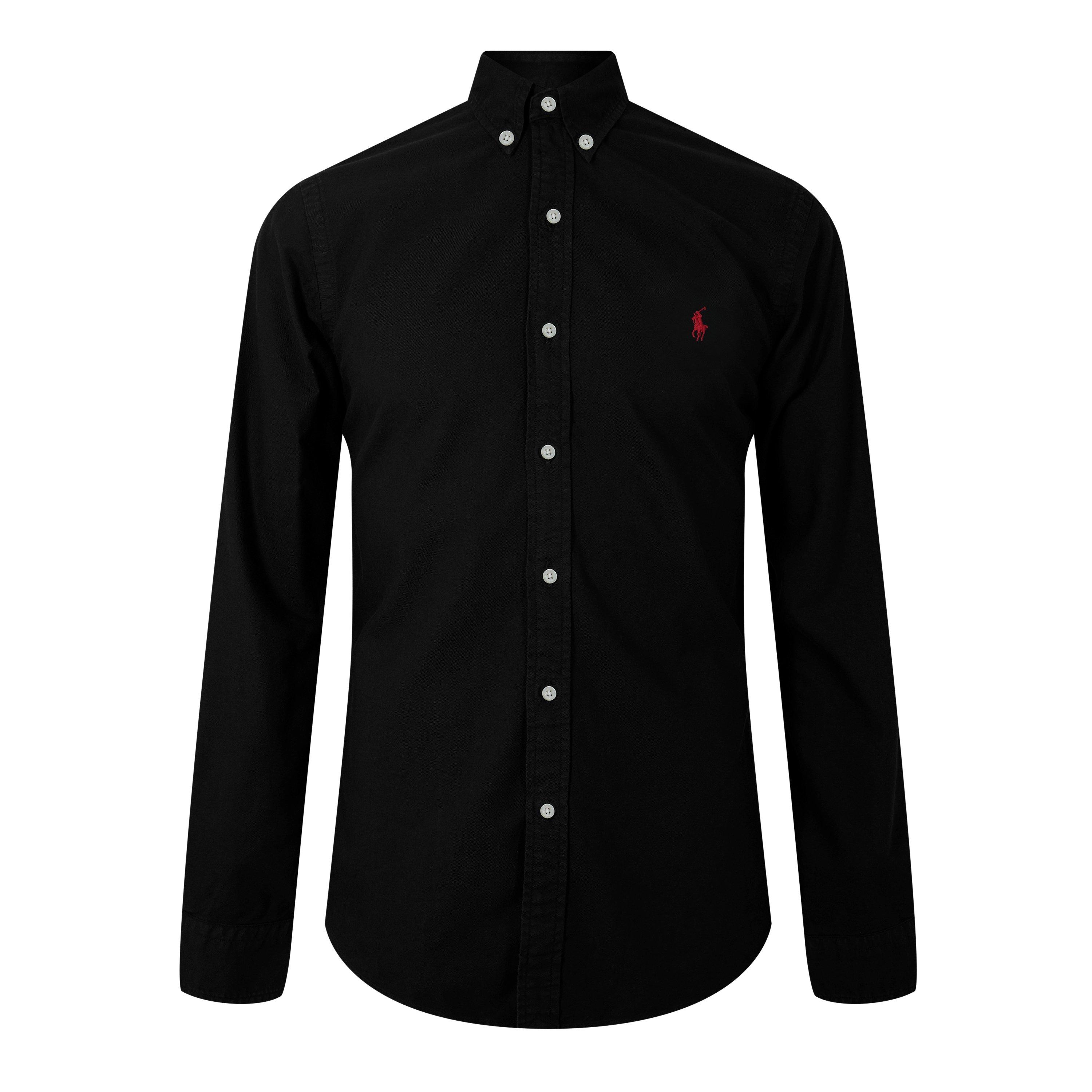 Polo Ralph Lauren Men's Slim Fit Poplin Long-Sleeve Shirt - Polo Black - XL