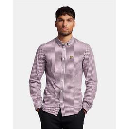 Lyle and Scott Long Sleeve Gingham Shirt