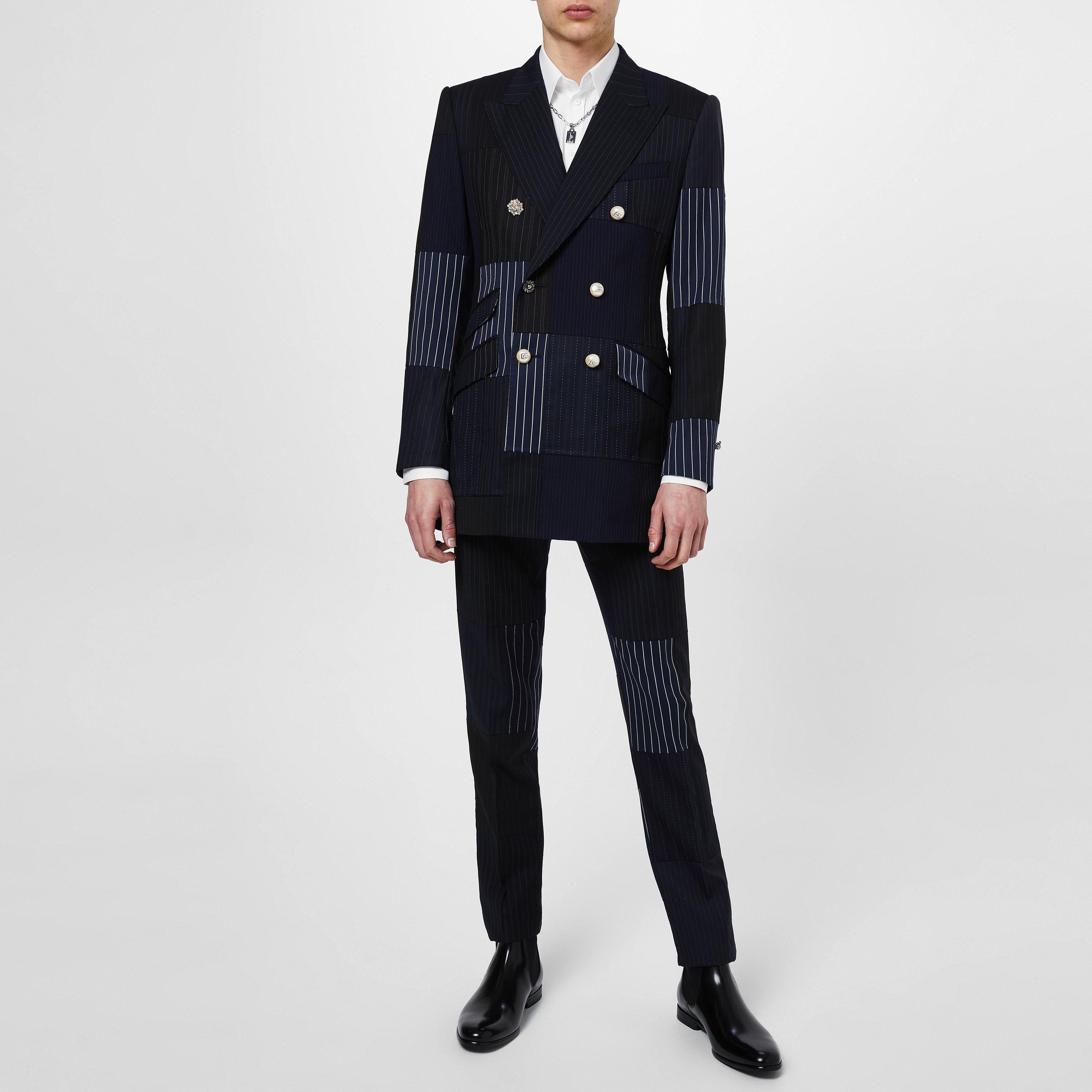 White W0800 - Dolce and Gabbana - Gold Fit Stretch Long Sleeved Shirt - 2