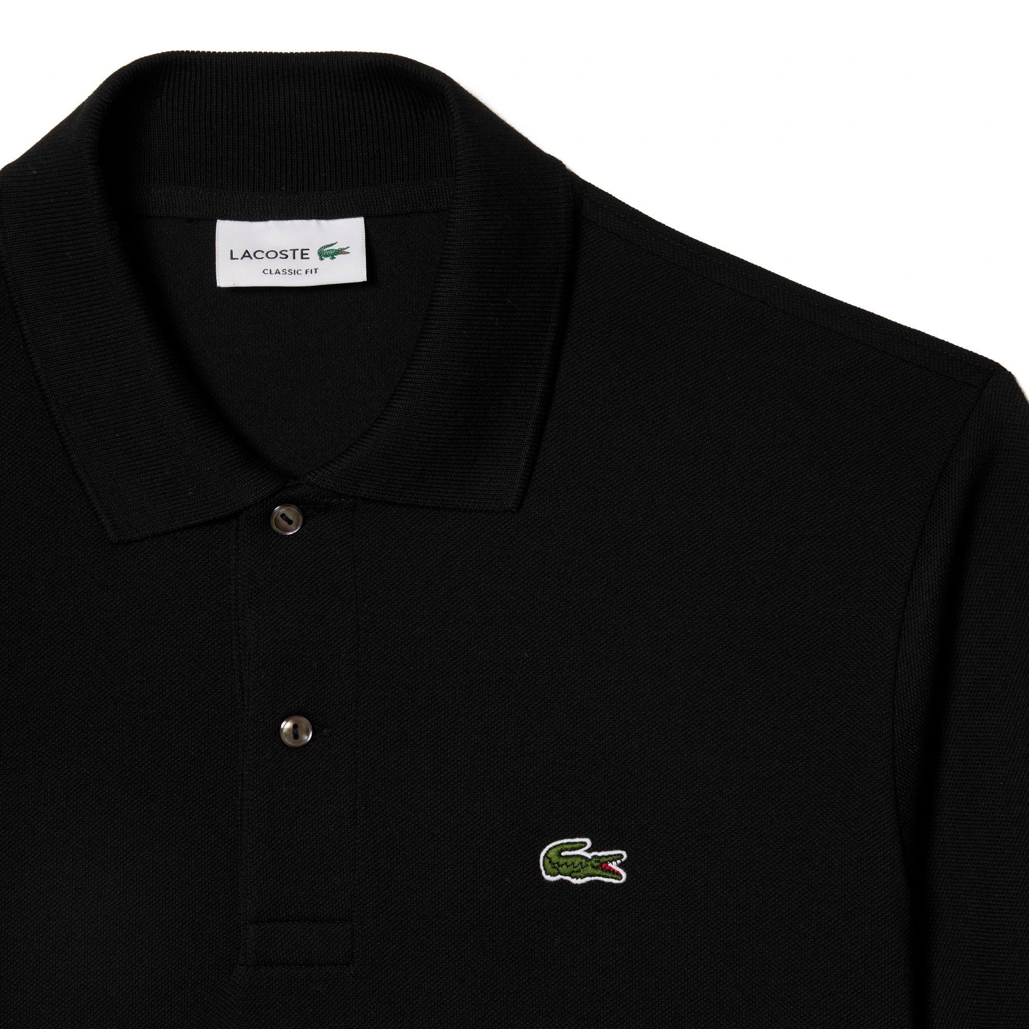 BLACK - Lacoste - Classic Fit L.12.12 Original Mens Polo Shirt - 2