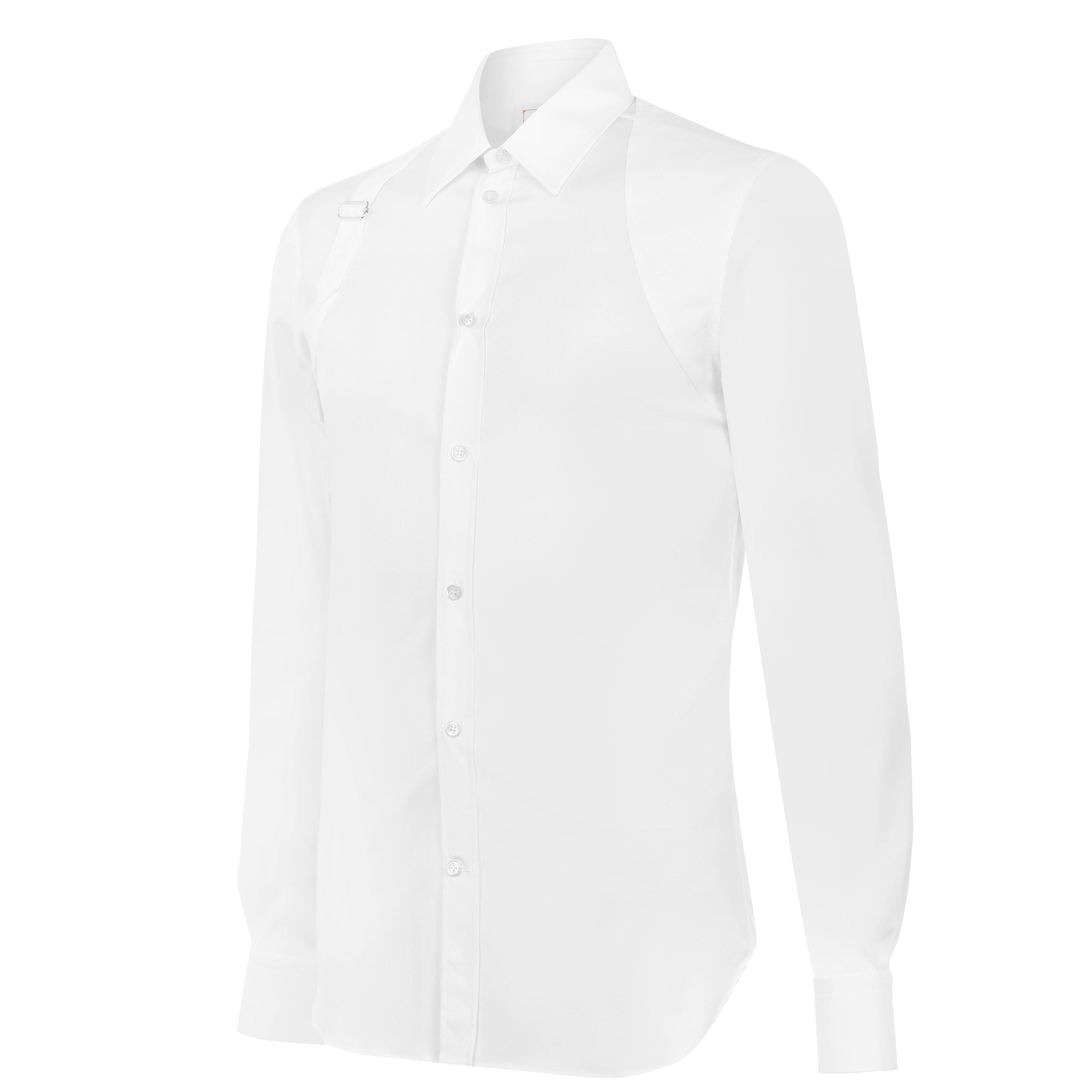 White - Alexander McQueen - Harness Shirt - 3