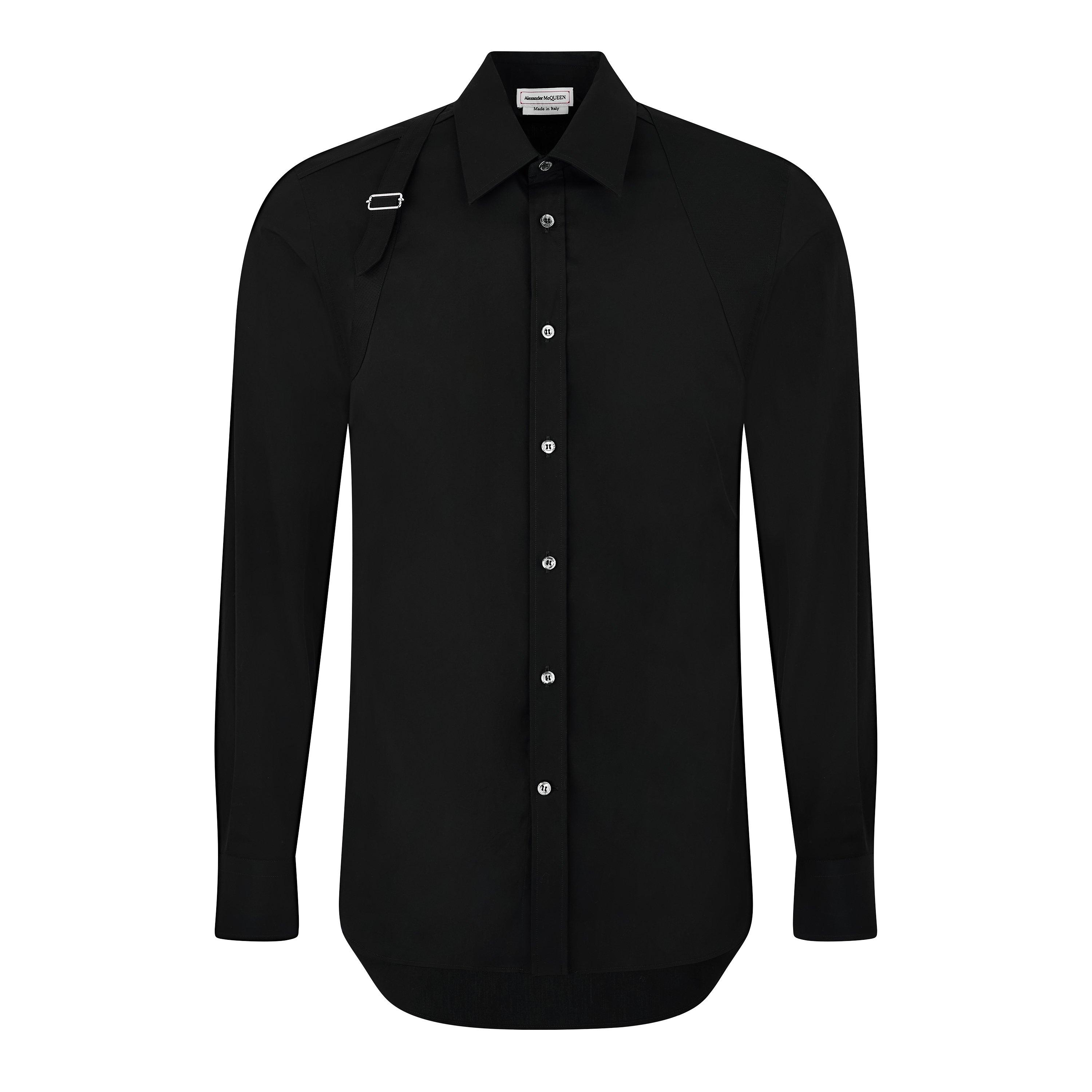 Black - Alexander McQueen - Harness Shirt - 5