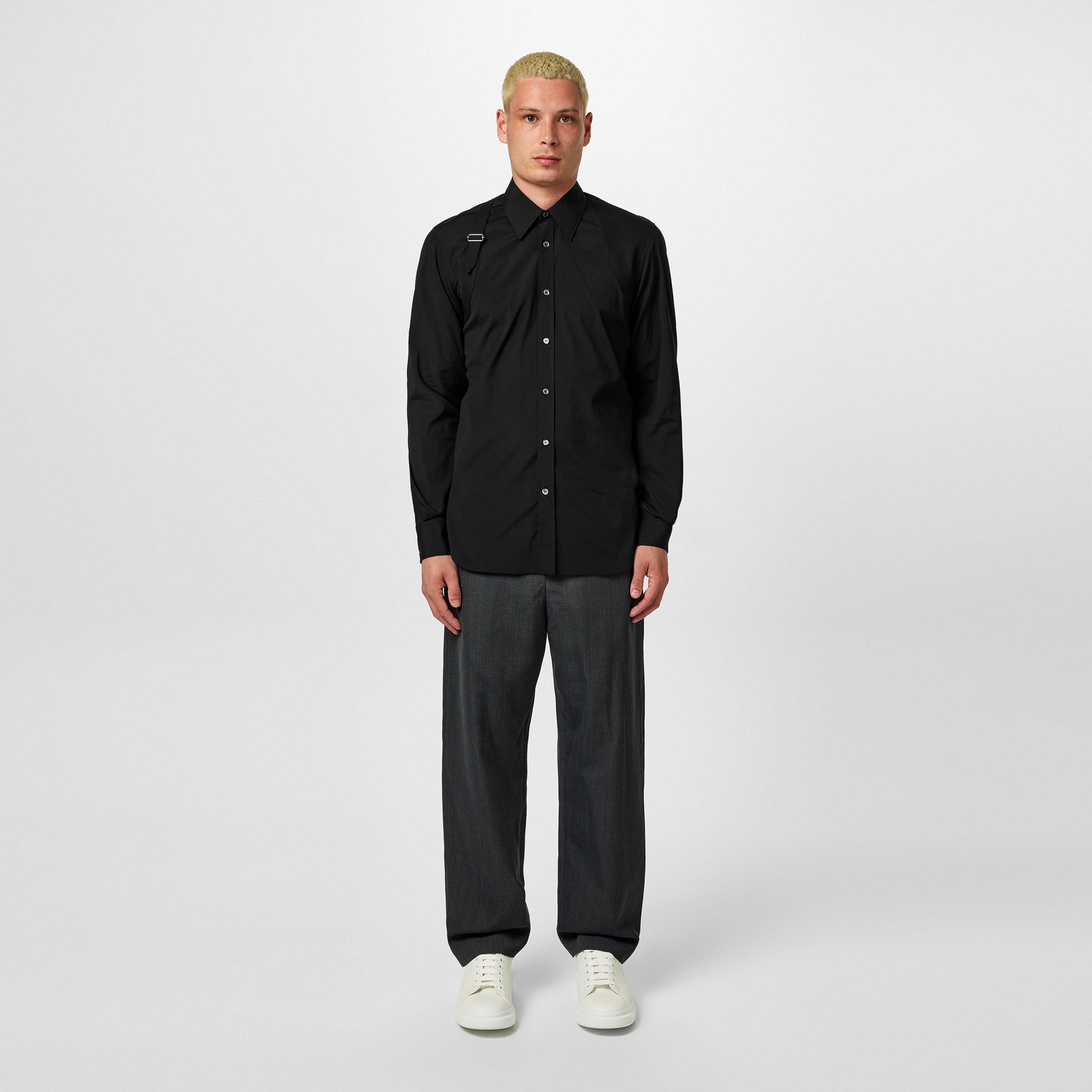 Black - Alexander McQueen - Harness Shirt - 4