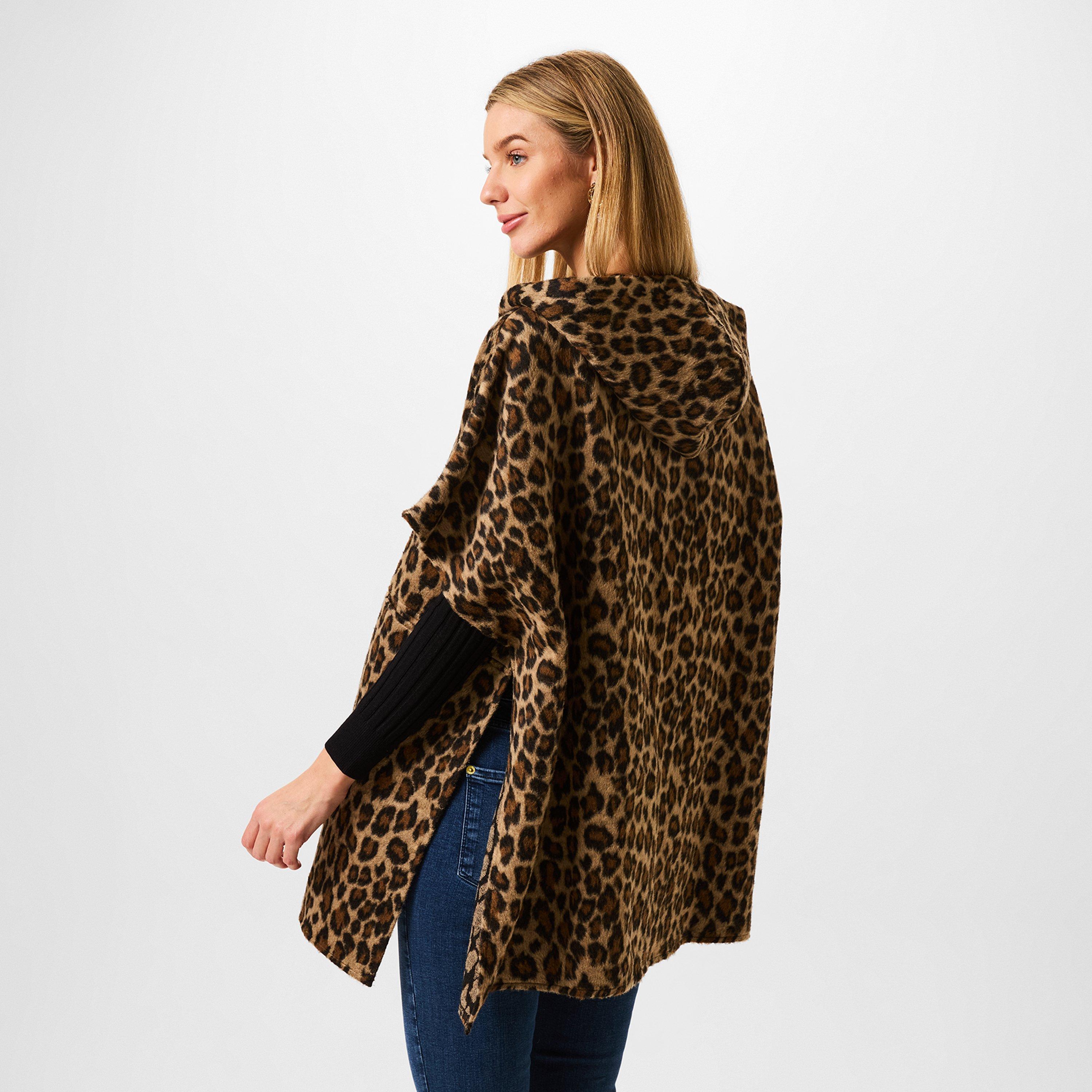 Leopard - Biba - Biba Hooded Wrap - 2