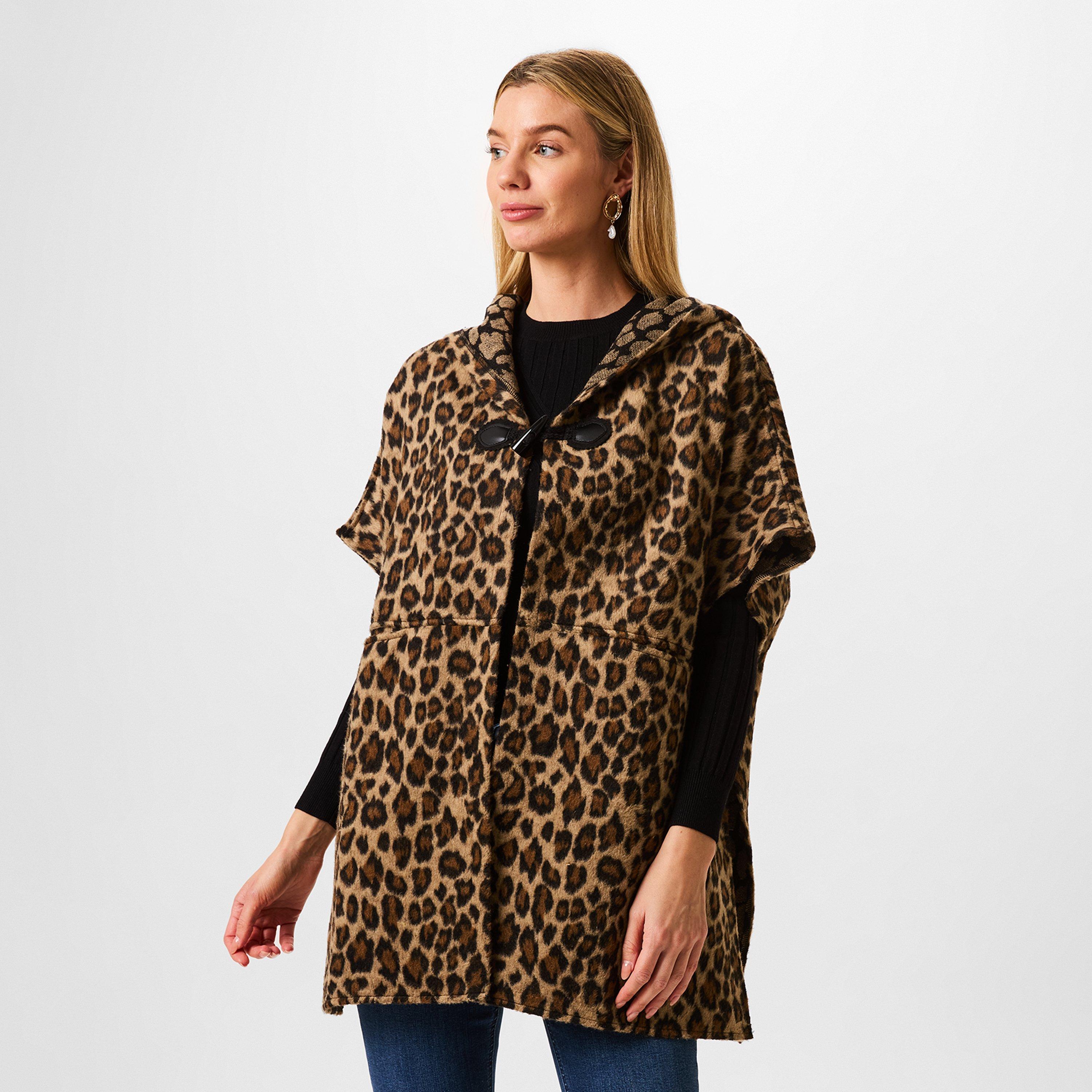 Leopard - Biba - Biba Hooded Wrap - 3