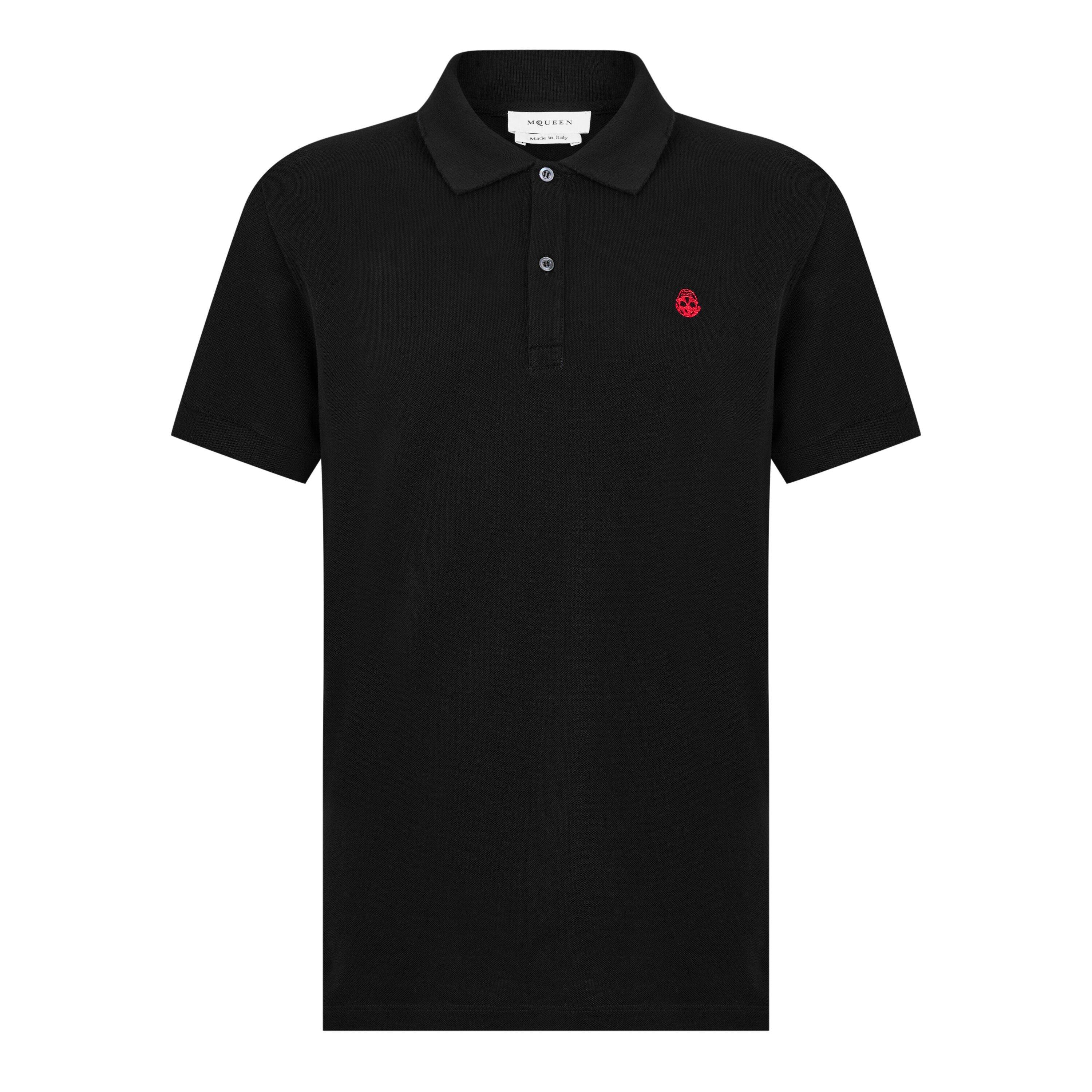 Alexander McQueen | Embroidered Skull Polo Shirt | Short