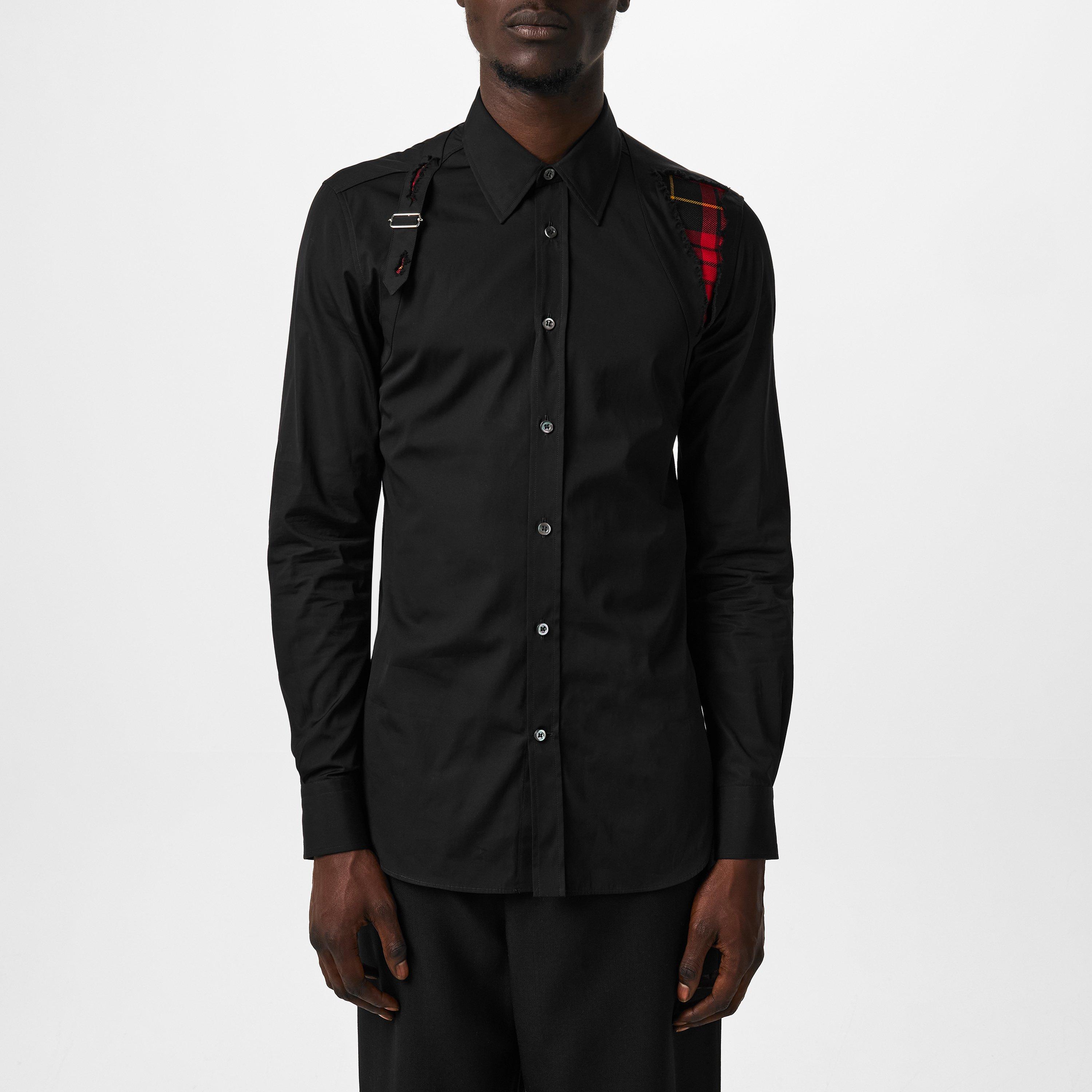 Black - Alexander McQueen - Silver Buckle Detail Shirt - 1