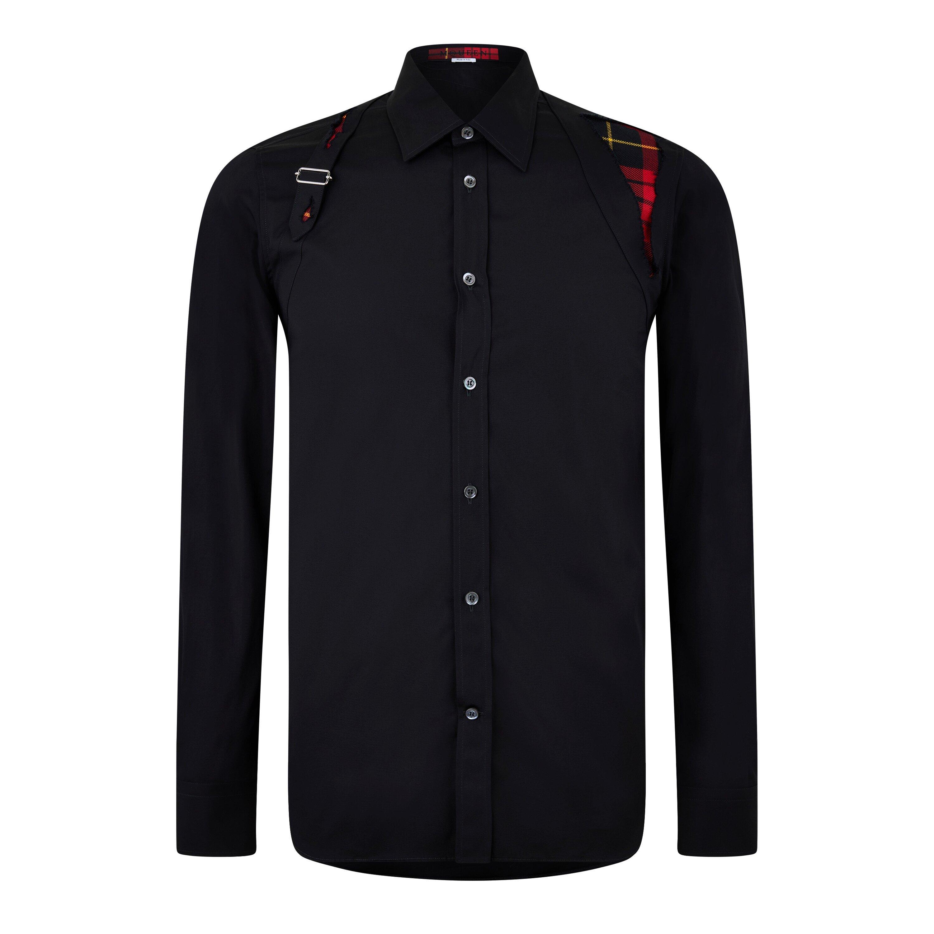 Black - Alexander McQueen - Silver Buckle Detail Shirt - 5